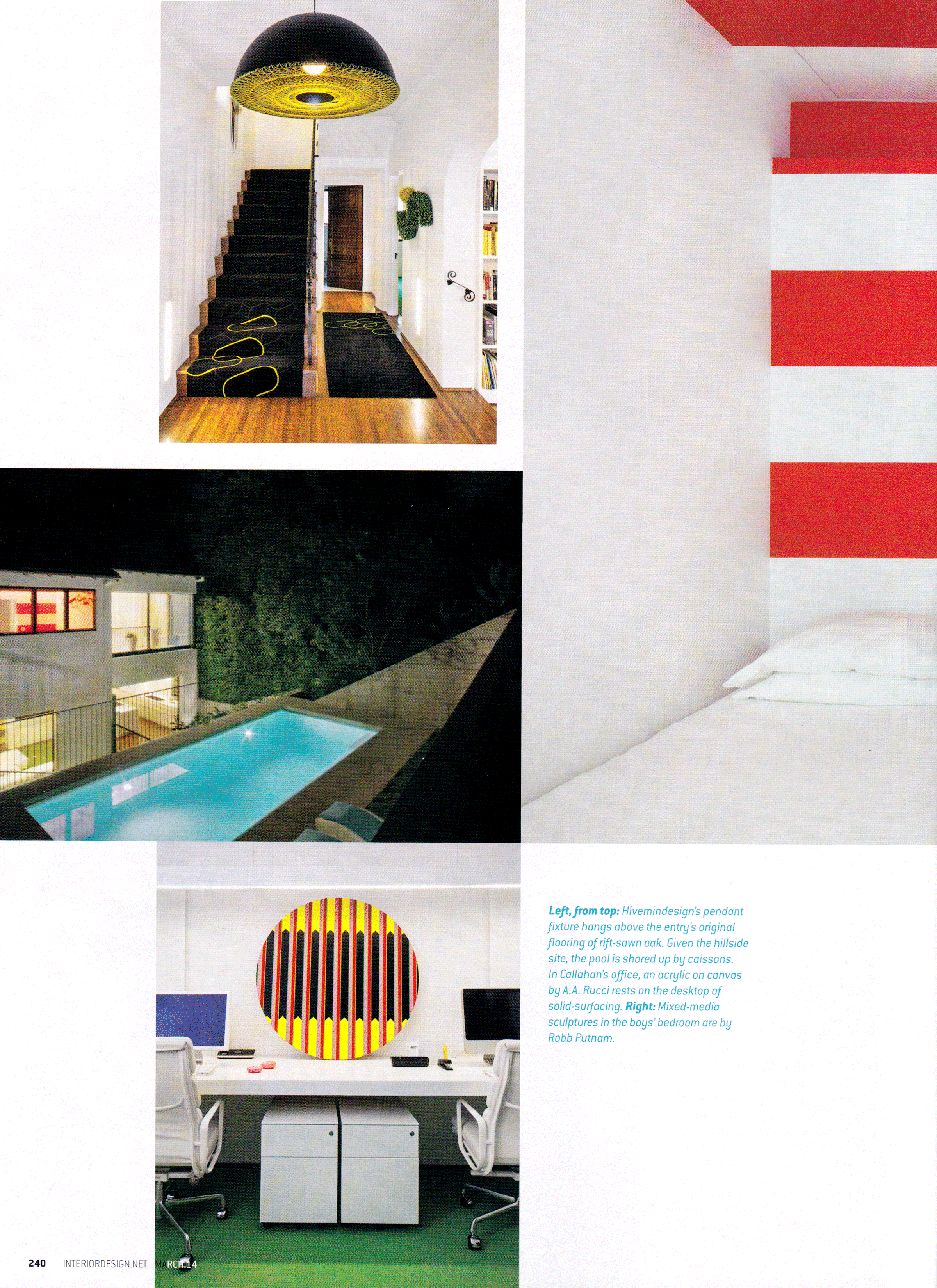 winner "best of year" award interior design magazine may 2014