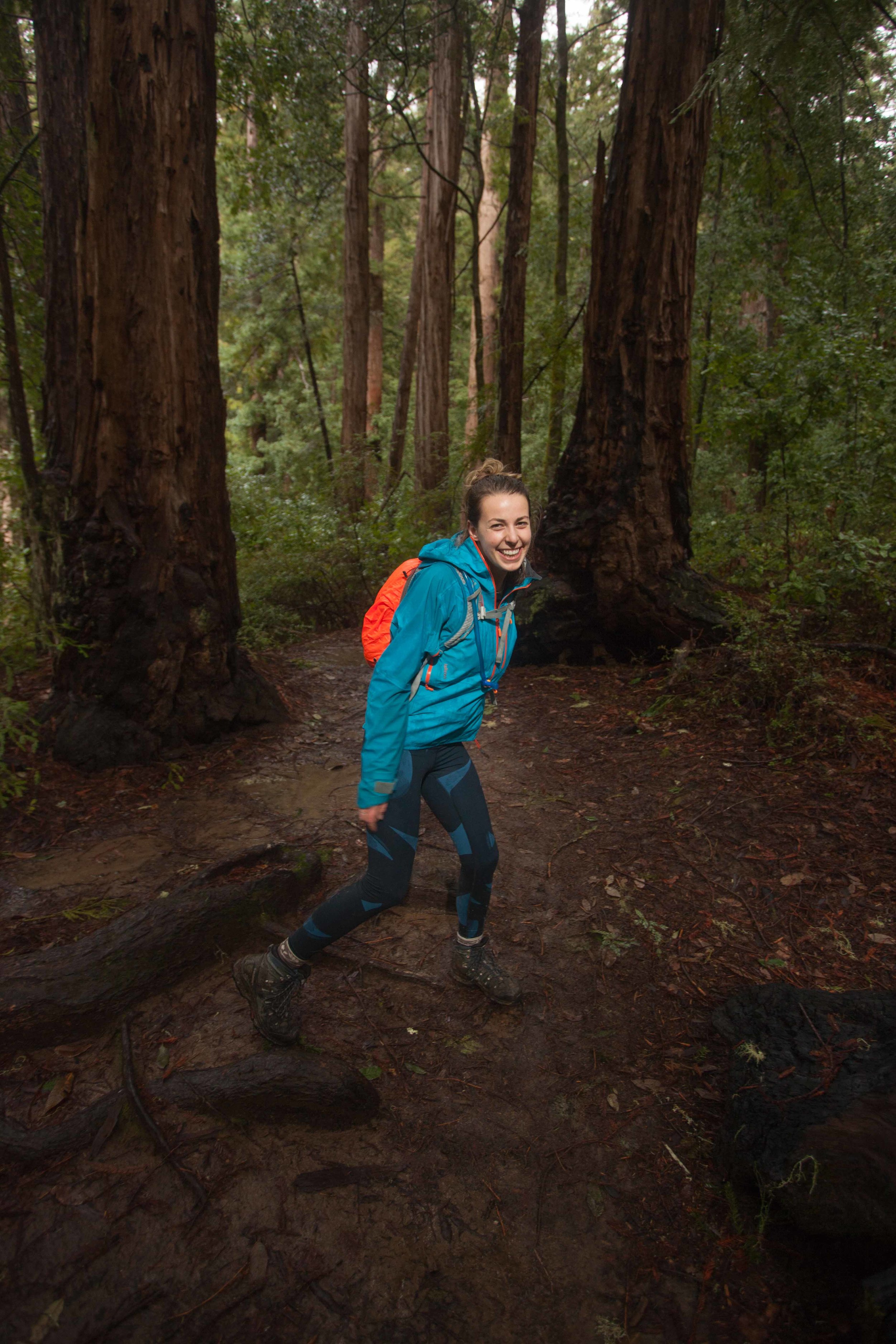 My beautiful girlfriend in the redwoods of California!
