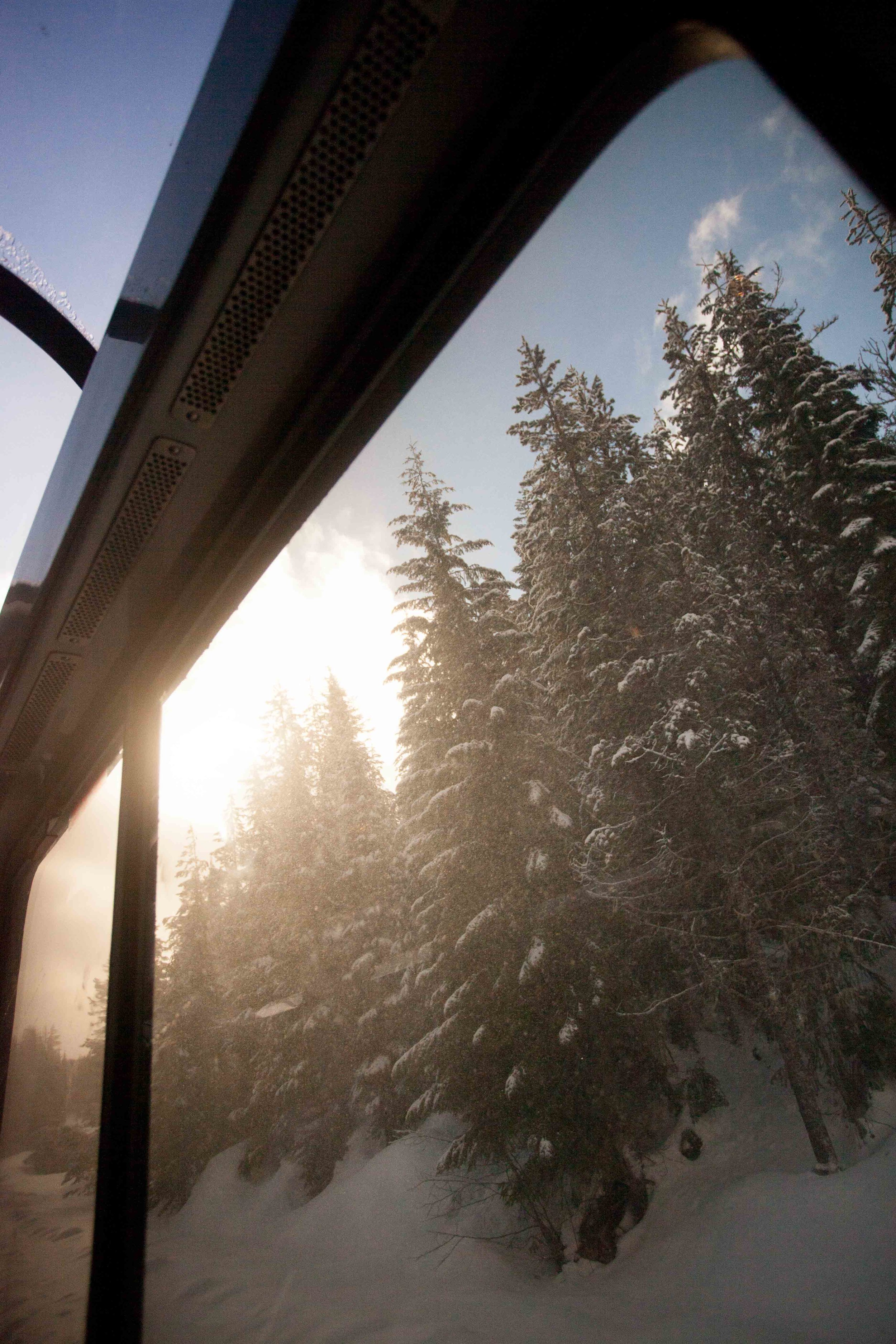 Snow in the Cascades