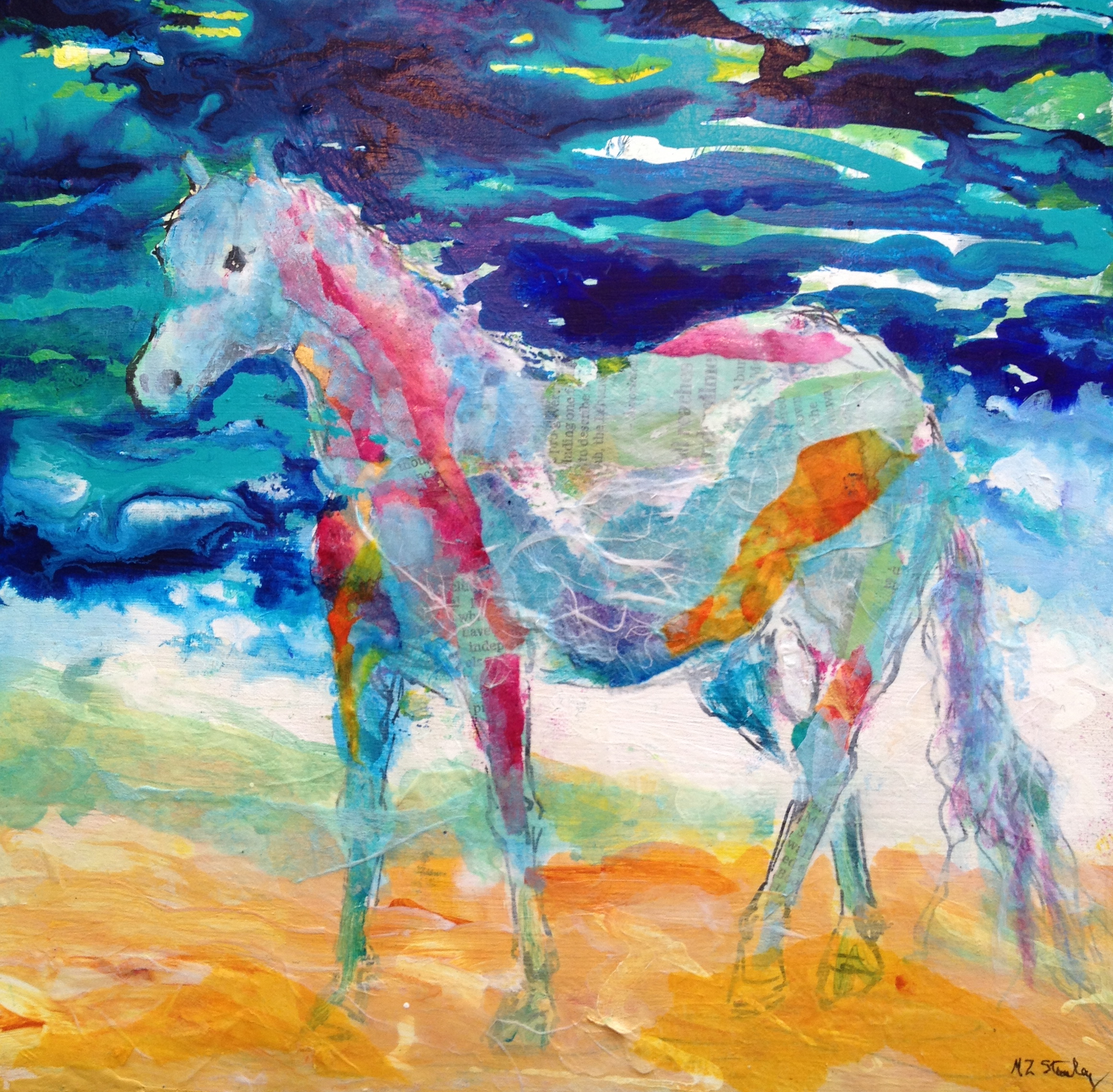Quiet Heart, Mixed Media