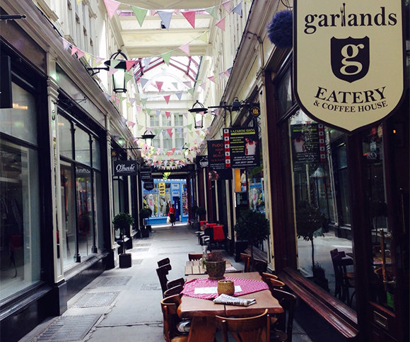 Duke Street Arcade. Home to many cafes!
