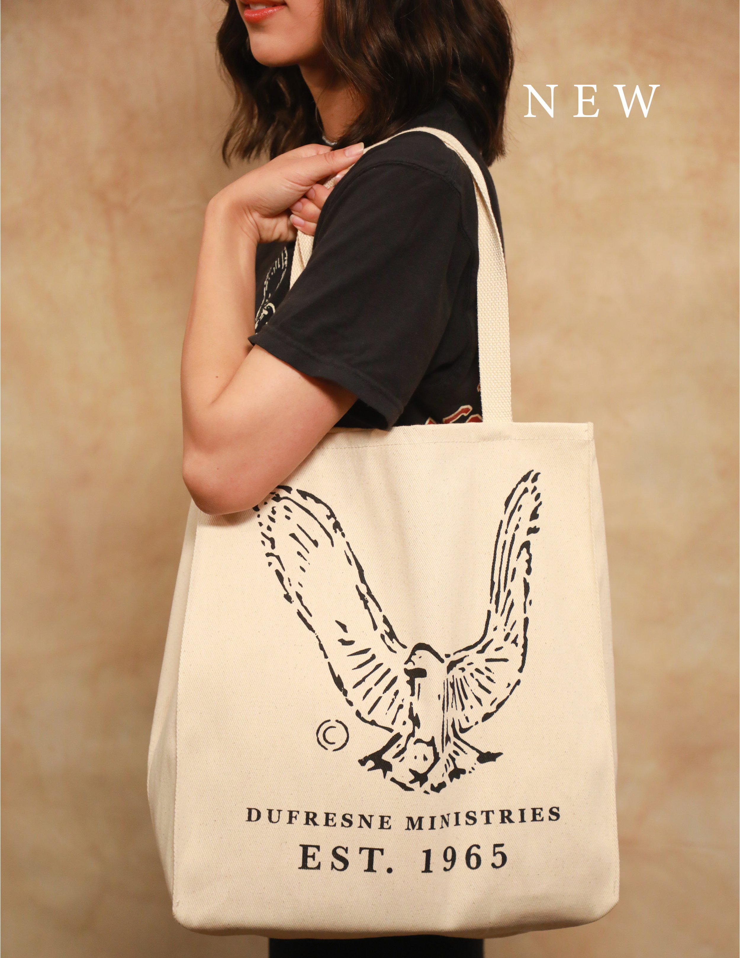 Jesus The Healer Large Boater Tote Forest — Dufresne Ministries