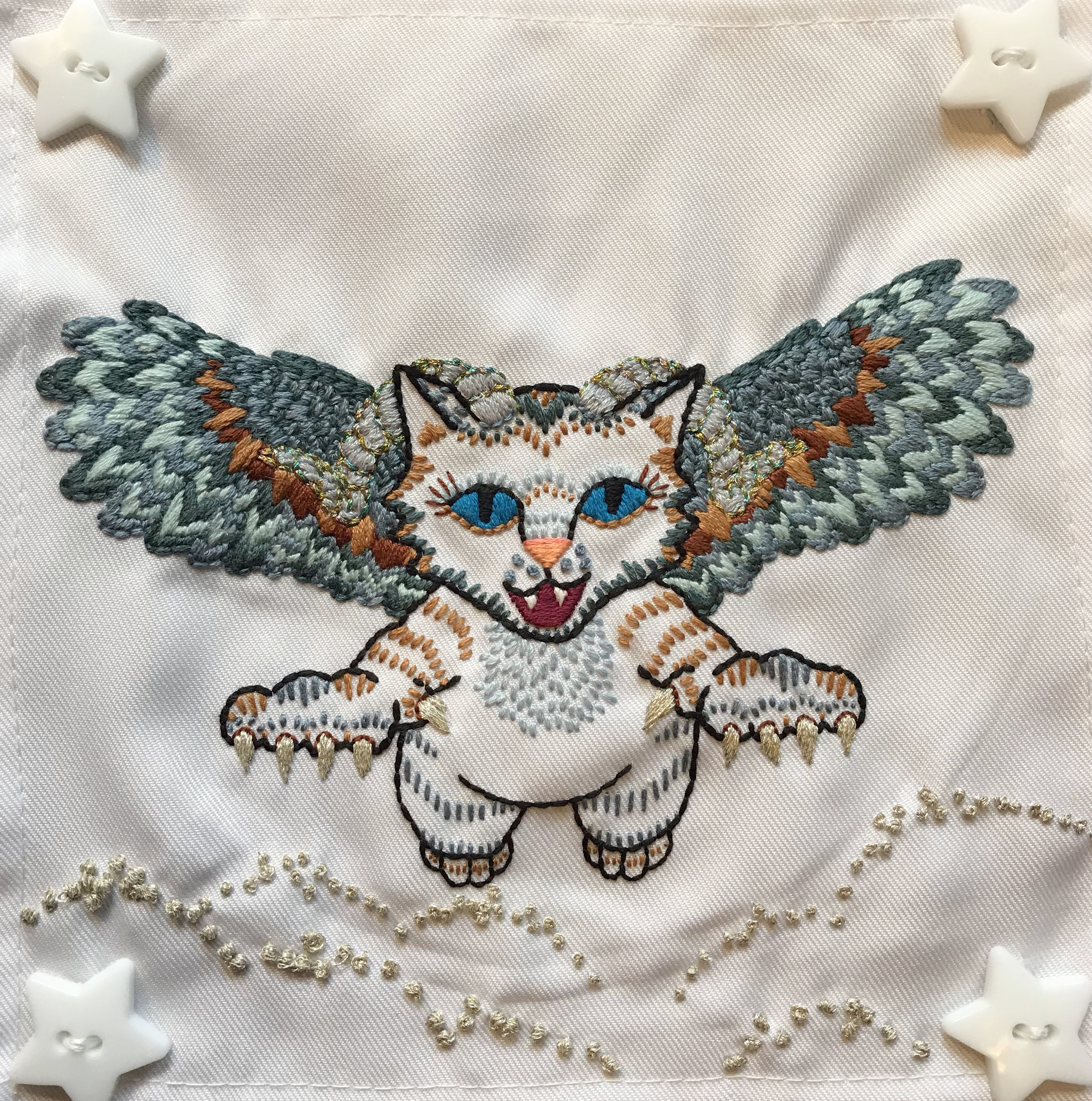 Owl Winged Ram Kitten - 2017