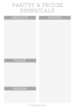 Vegan Fridge Pantry Essentials Kristen Pound
