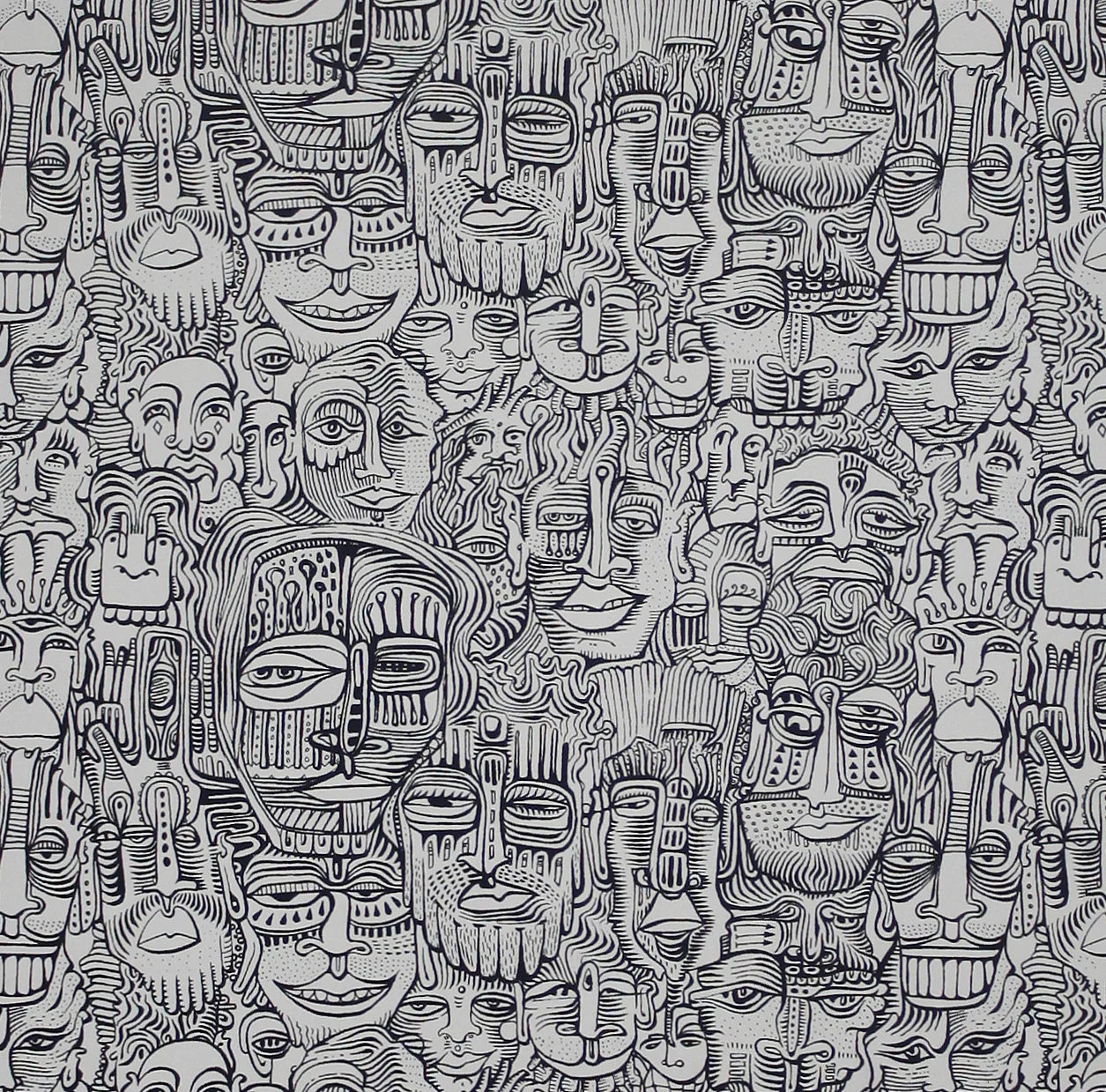 The Many Faces of Mikey Poster (detail)