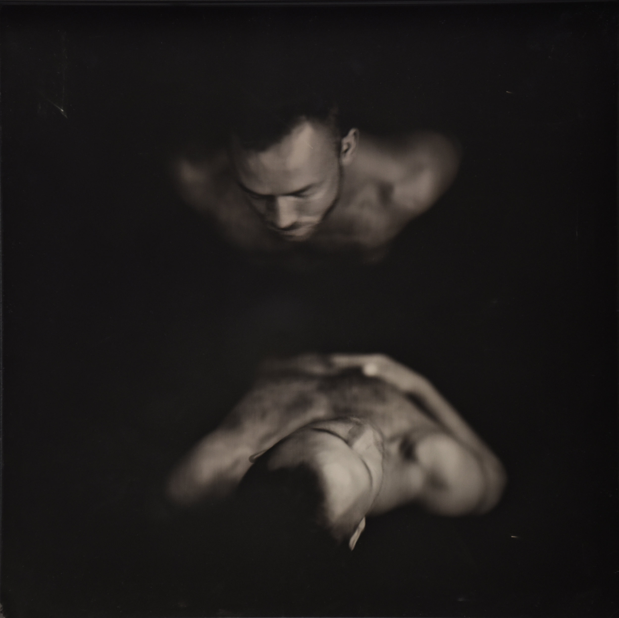 Untitled #23 12x12" Two Ambrotypes