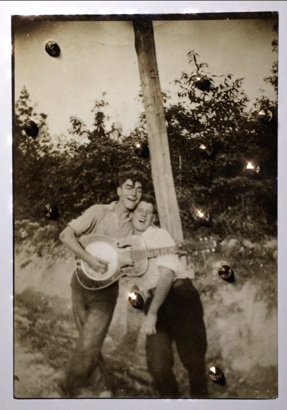 I asked him to teach me guitar just so I could spend time with him. 