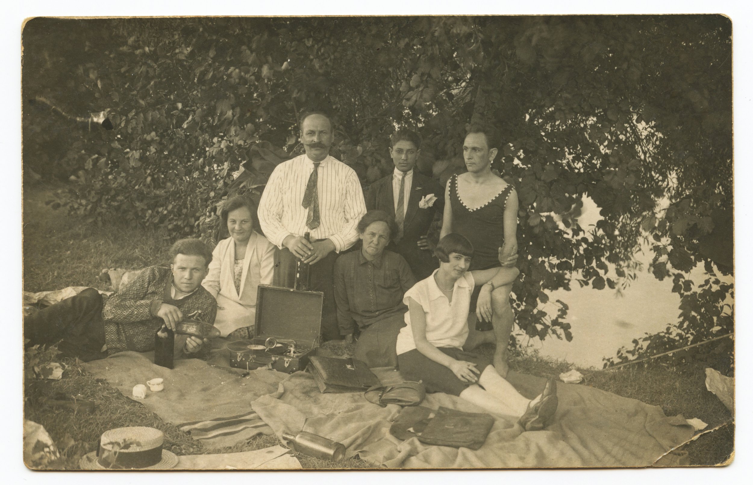 Mom as a teen, bottom right, with her family in Italy.