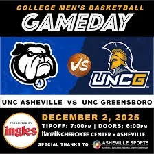 Ingles, UNC-Asheville vs UNC Greensboro Neutral Site Basketball Game