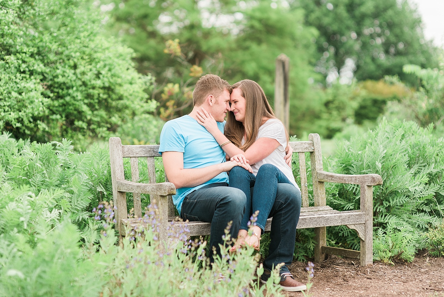 Light And Airy Engagement Session At The Uk Arboretum Taylor And Beau Keith And Melissa Photography
