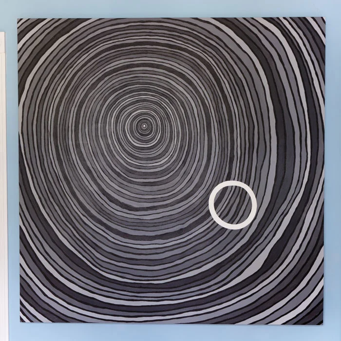Mamie Holst, Landscape Before Dying (Toward Exiting #8) , 2008, acrylic paint on canvas, 71 x 71 in