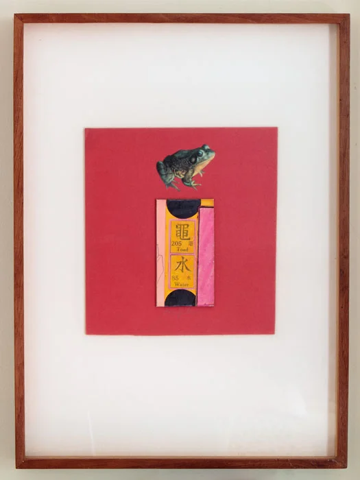 Ray Johnson, Untitled (Toad/Water) , 1958, collage, 7.75 X 7.4 in