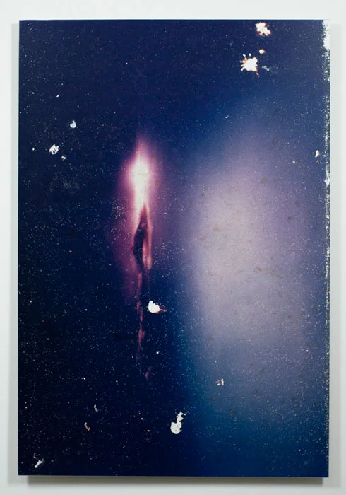 Ryan Foerster, Universe/Julie night swim , 2009-2011, C-print, aluminum, wood, 40 x 27 in