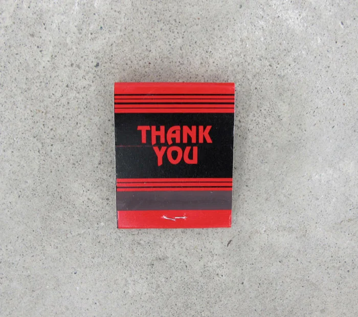 Grayson Revoir, Untitled , 2011, matchbook, dimensions variable