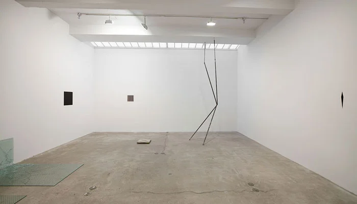 Installation view, WE BEGIN WITH THE NOISE, Martos Gallery, New York, 2011