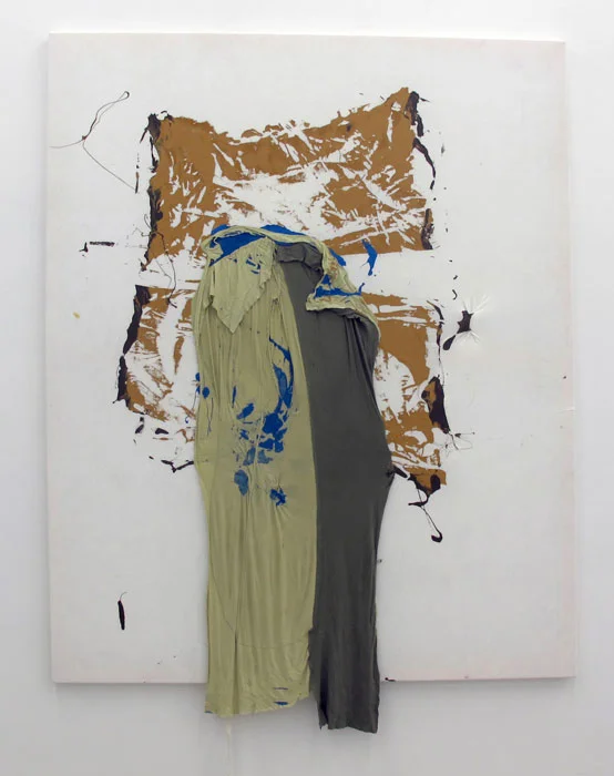 Leif Ritchey, Couch Surf , 2010, acrylic and mixed media on tencel, 84 x 68 in