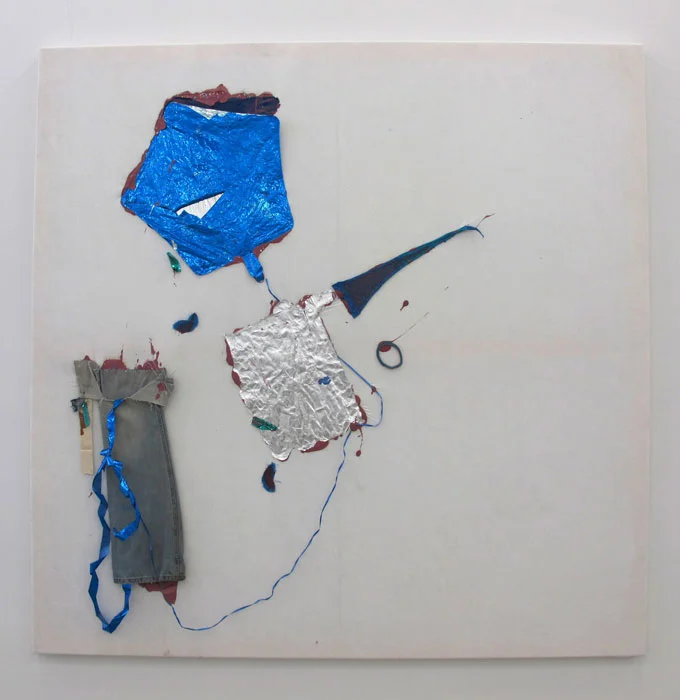 Leif Ritchey, Teenage Runway , 2010, acrylic and mixed media on tencel, 68 x 68 in