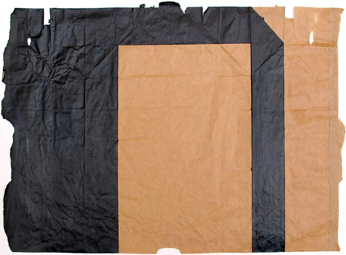 Ben Berlow, Untitled , 2002, Acrylic on paper bag, 18 1⁄2 x 25 1⁄2 in