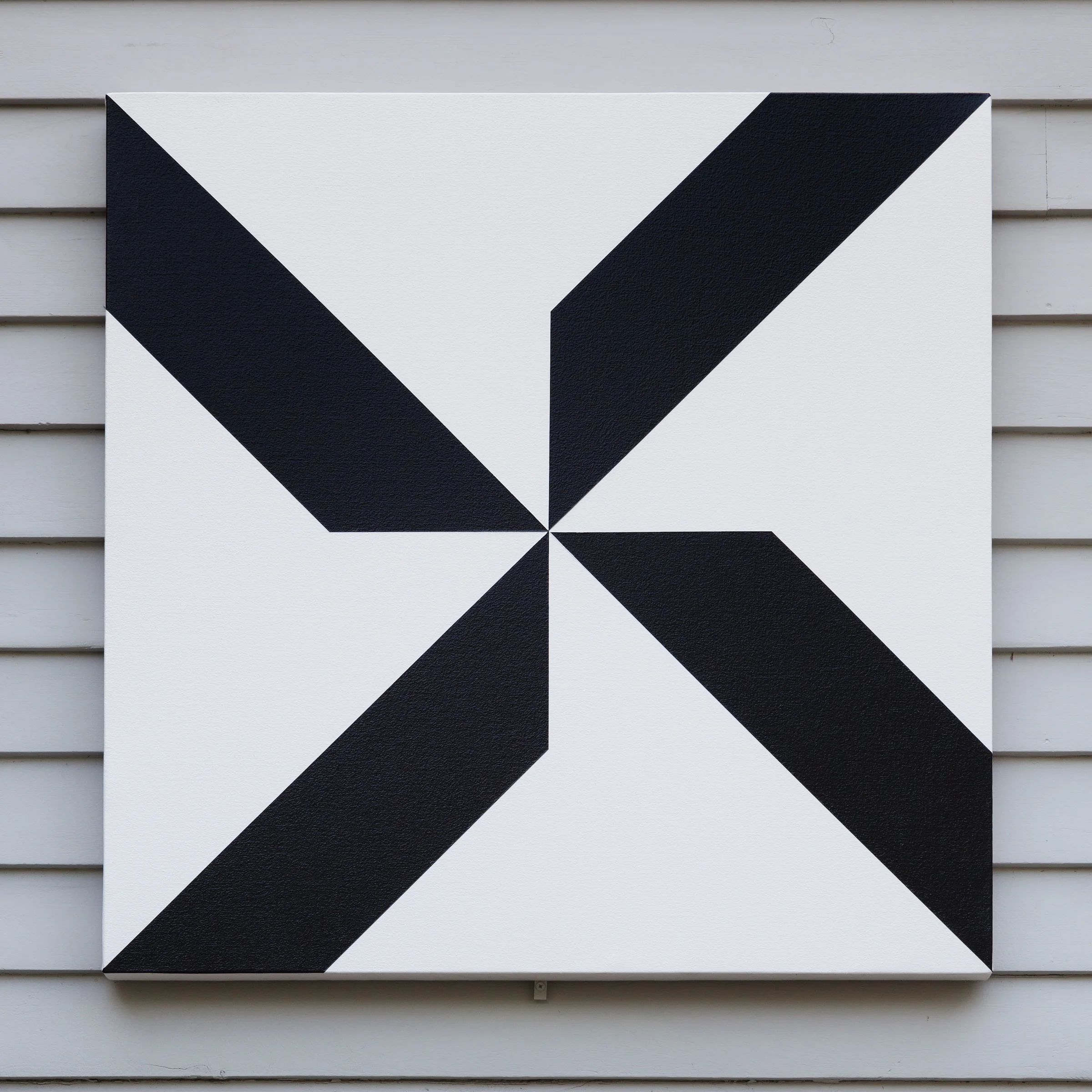 Lazaros, Quilt Block Painting Number 4 , 2014, acrylic on canvas, 35.75 x 35.75 in