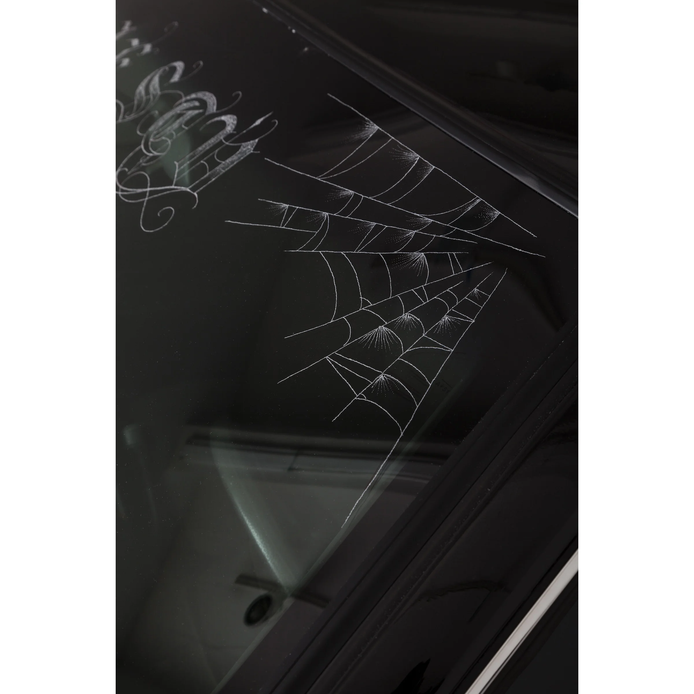 Scott Campbell, Crown Victorious (detail), 2015, remodeled Ford Crown Victoria with
24-carat
gold leaf, 212 x 77 x 57 in