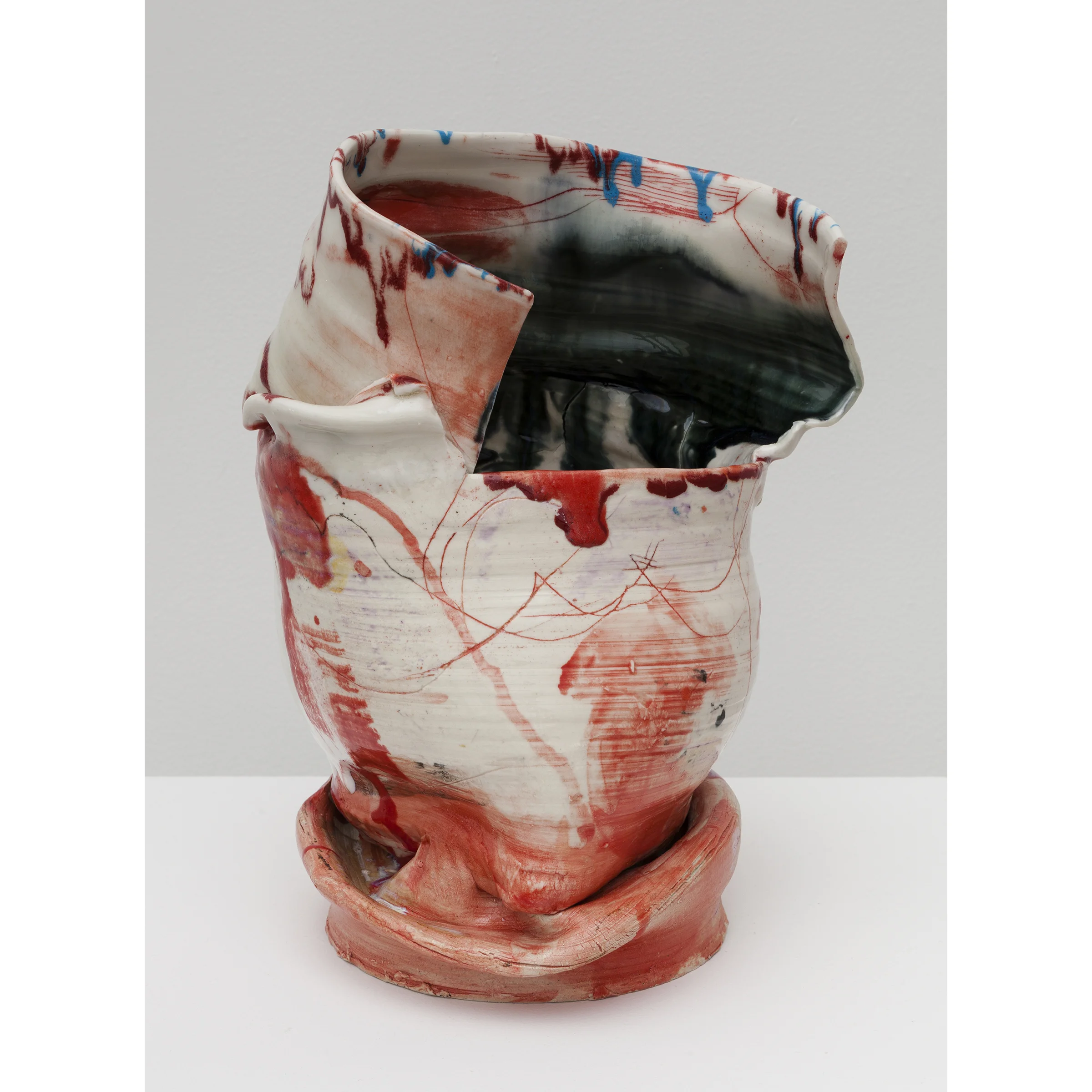 Jennie Jieun Lee, Piano Sonata #18 in D Major , 2015, glazed stoneware, 12 x 8 x 7.5 in
