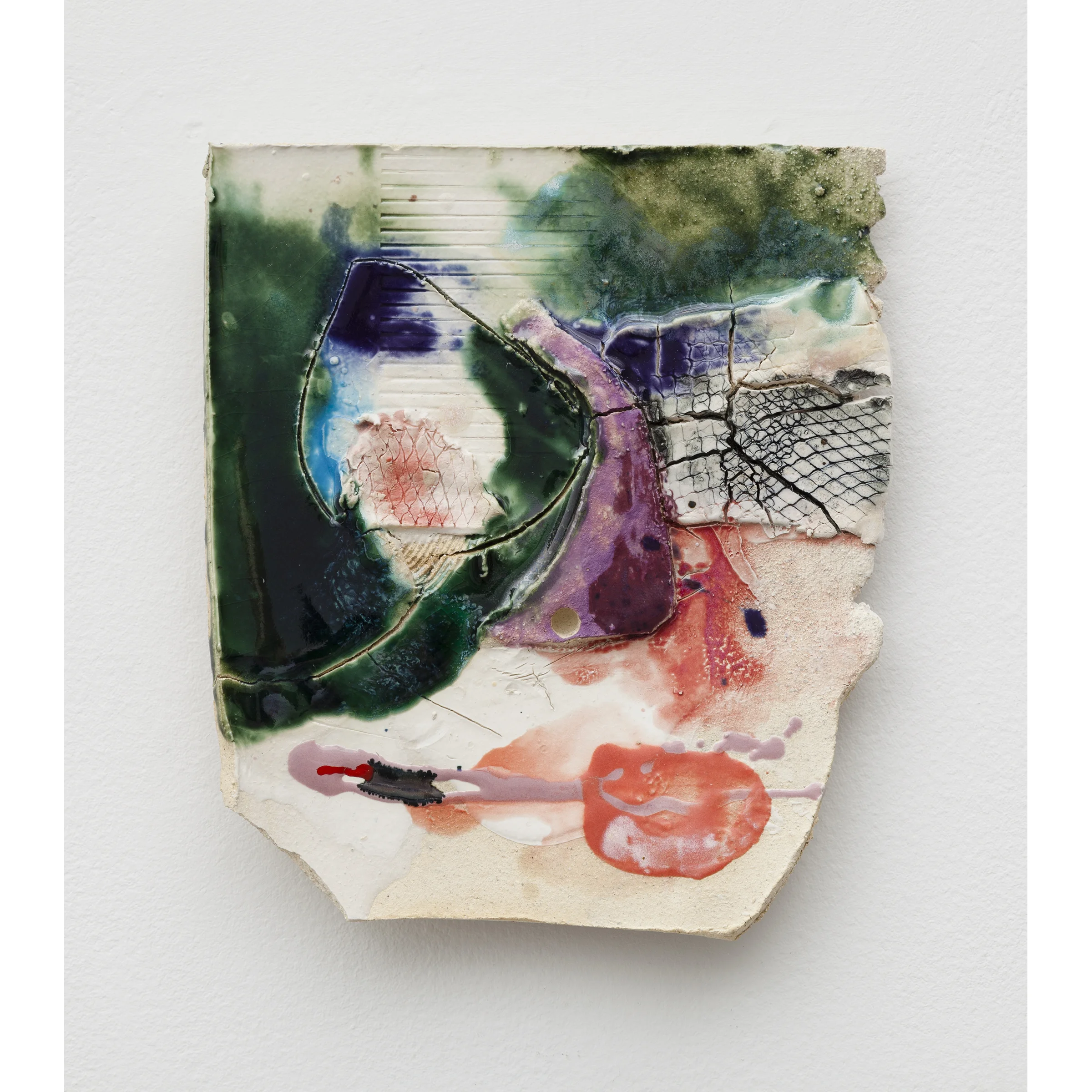 Jennie Jieun Lee, Fur Elise , 2015, glazed stoneware, 10 x 9 x 1 in