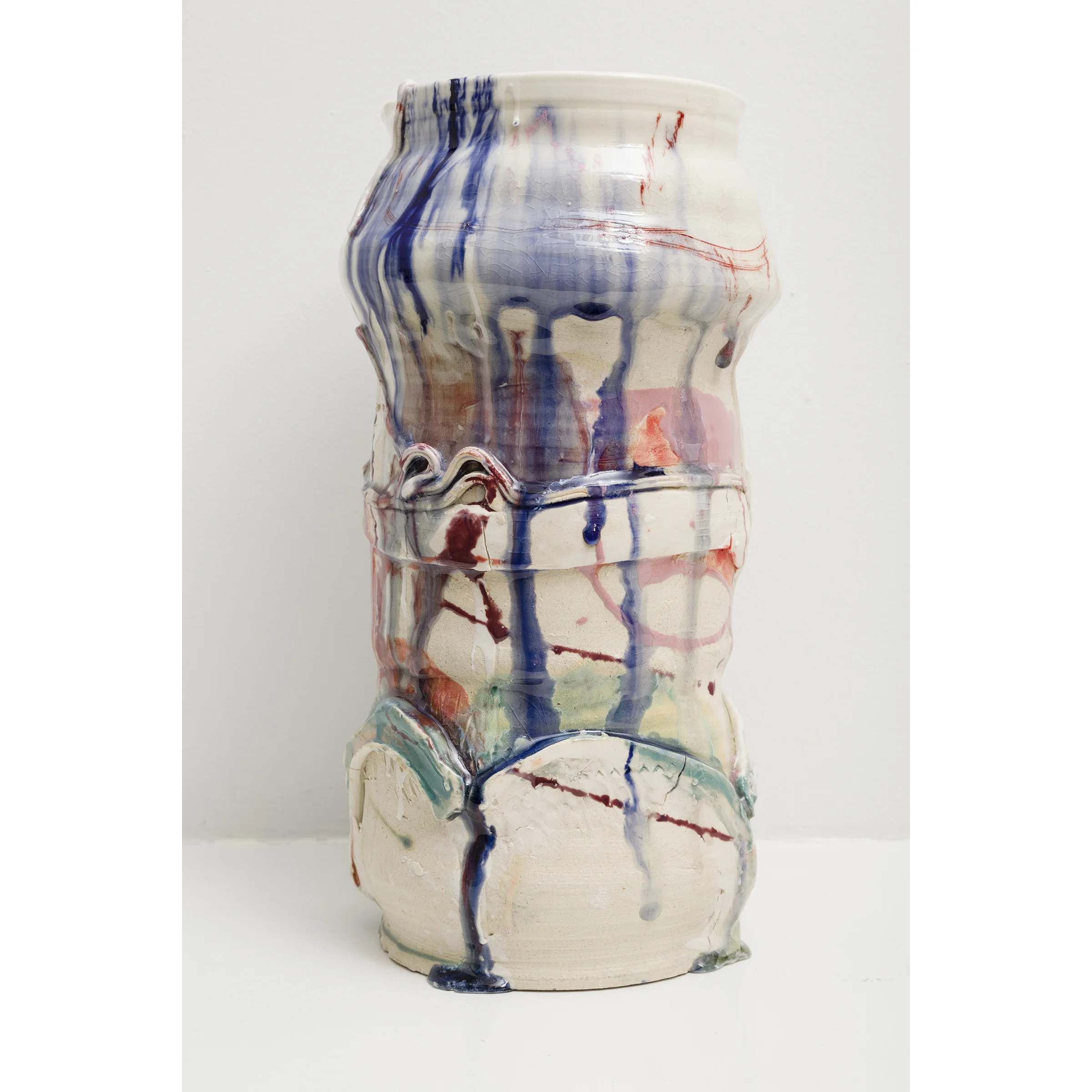 Jennie Jieun Lee, Take It on the Arches , 2015, glazed stoneware, 14 x 7 x 6.5 in