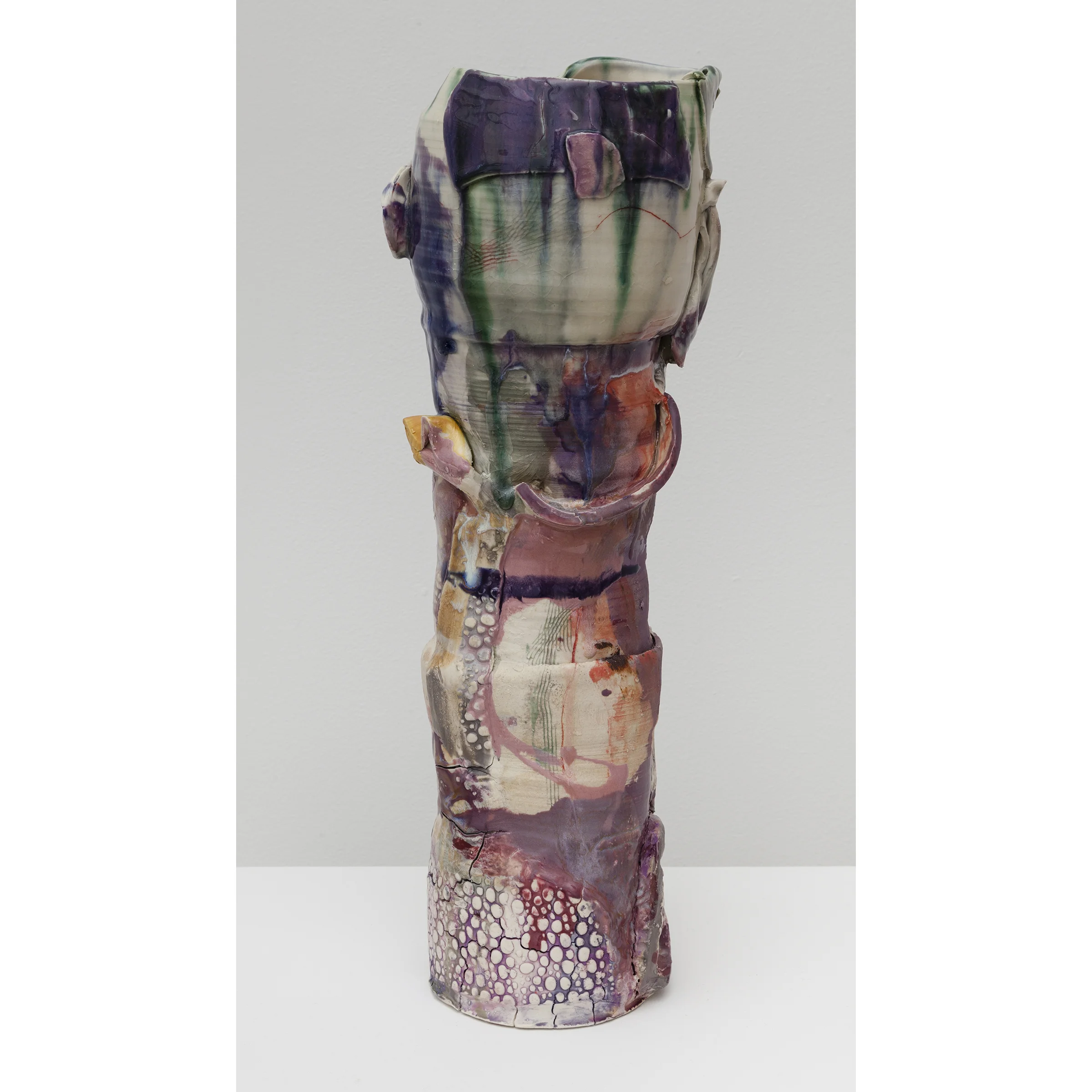 Jennie Jieun Lee, Ballad in A Flat , 2015, glazed stoneware, 19.5 x 6 x 5.25 in