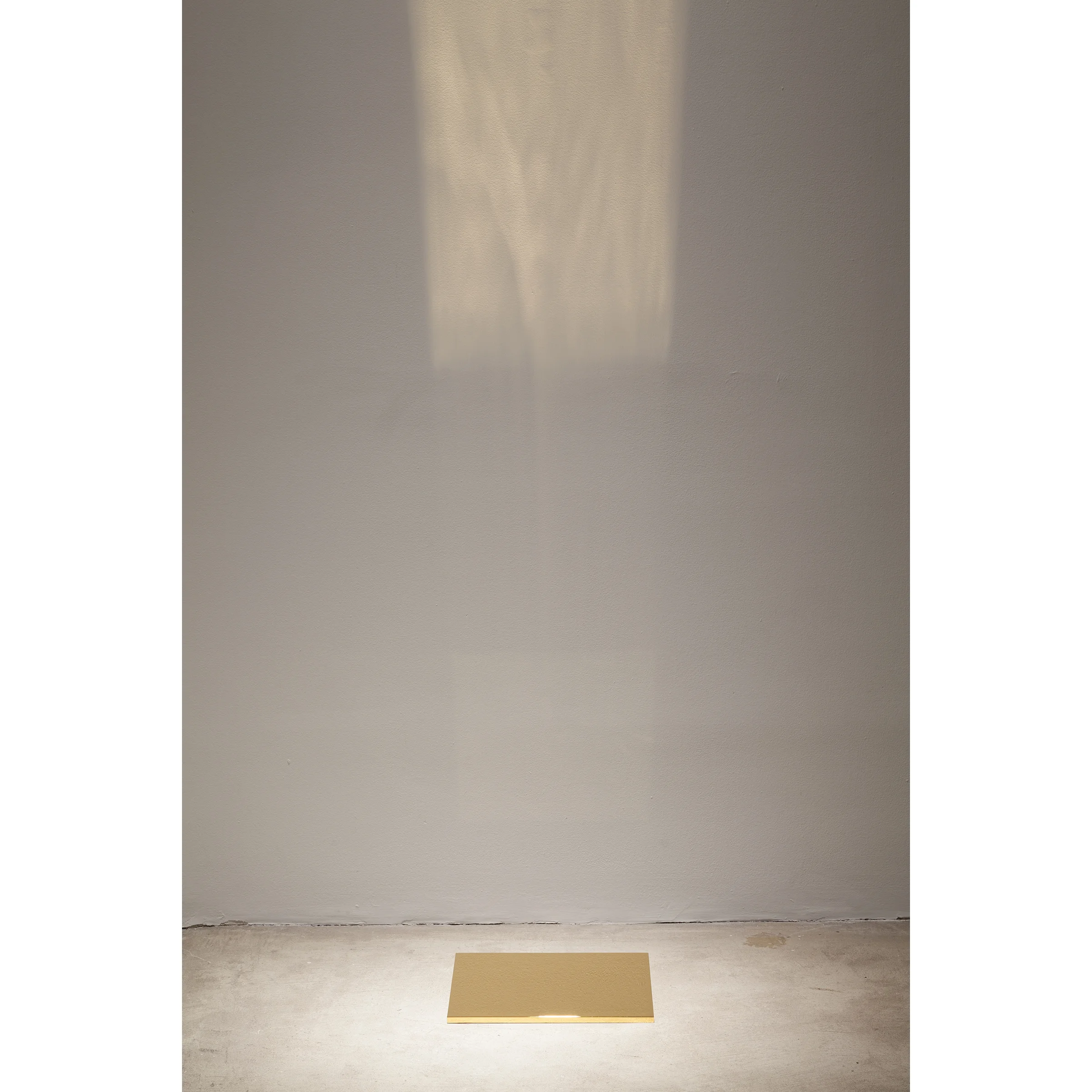 Lazaros, A paved work of pure gold (detail), 2012-2015, aerospace grade aluminum plated with 99.999% pure gold, 0.375 x 12 x 12 in