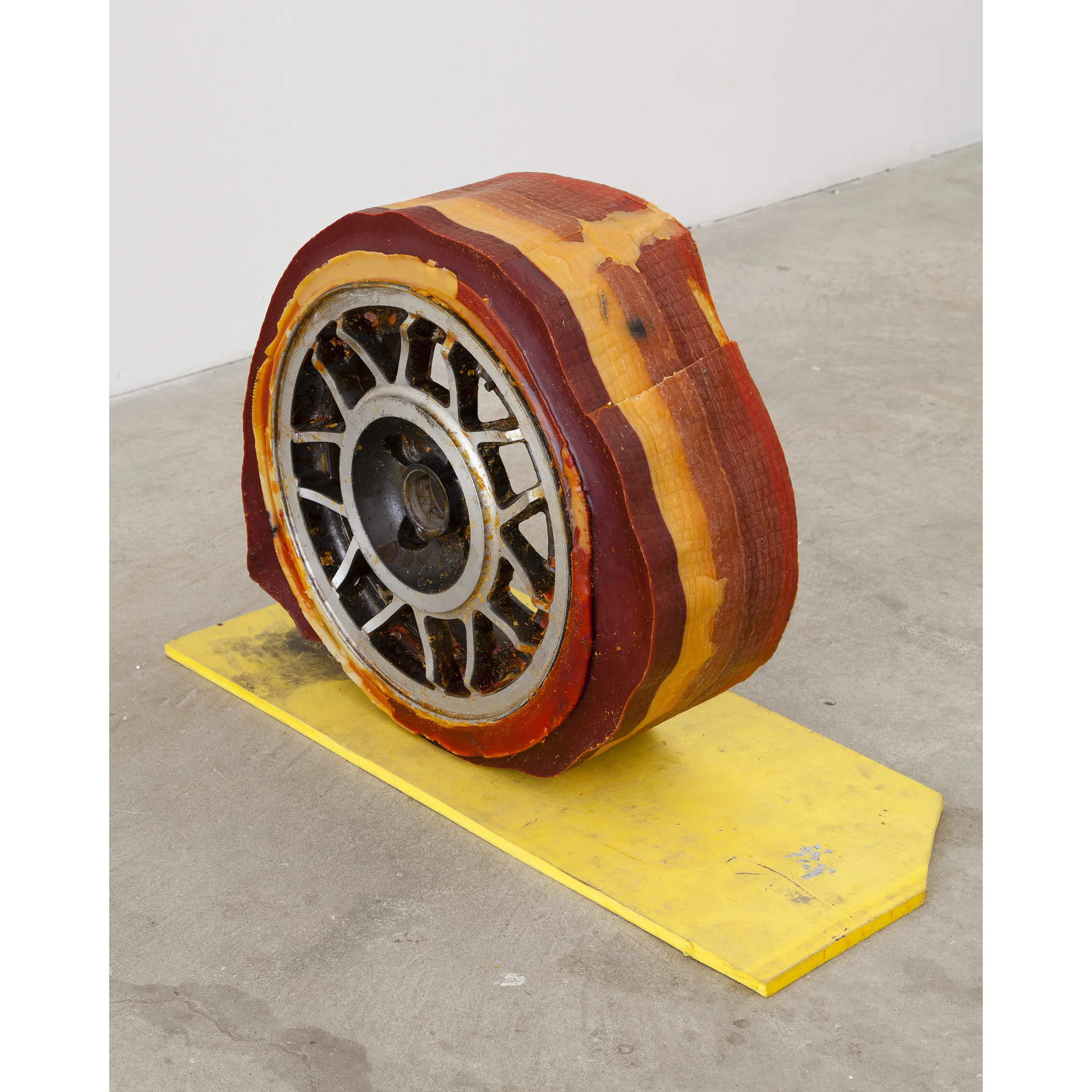 JPW3, Snowflake O , 2015, steel, wax and foam, 20.5 x 29.5 x 11.75 in