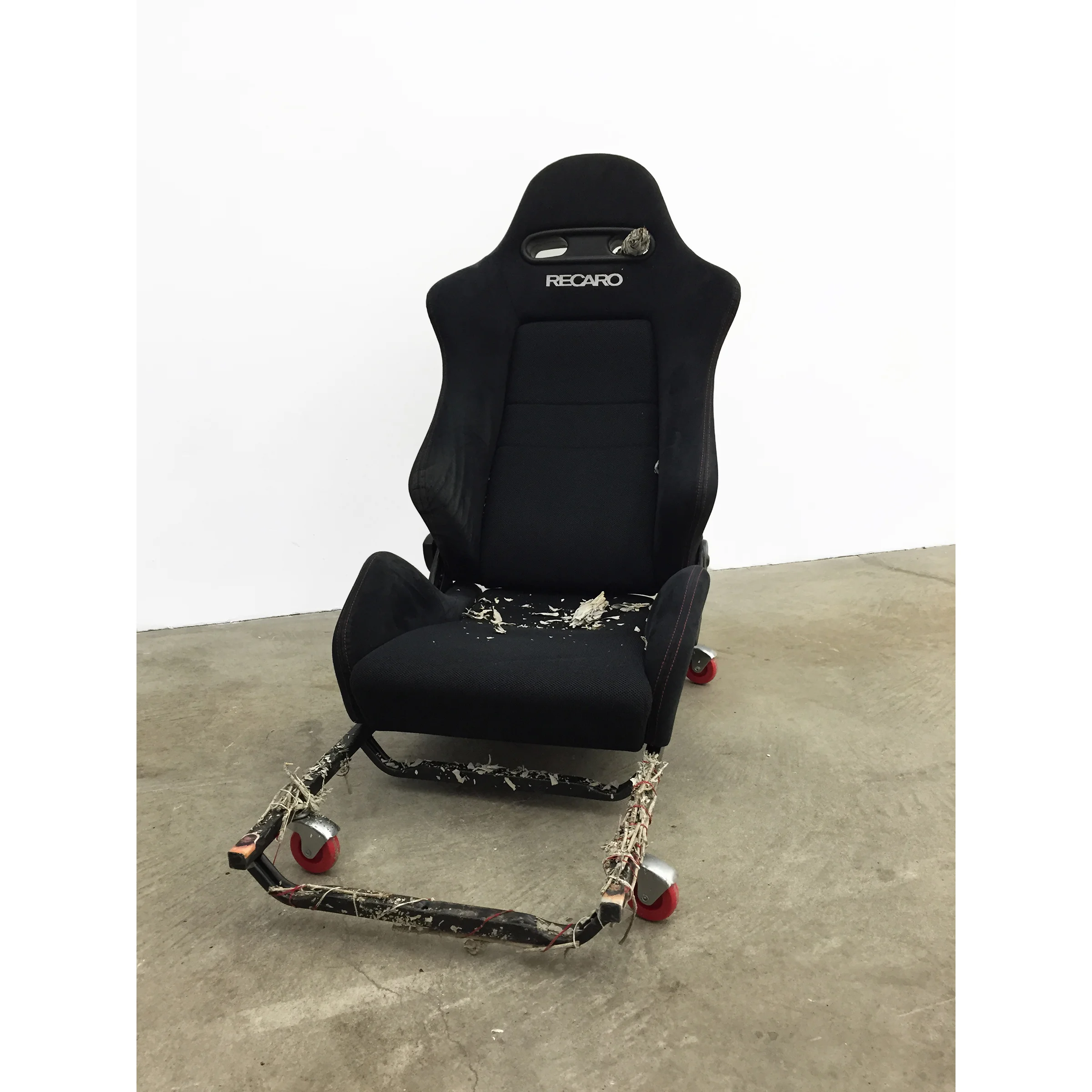 JPW3, RECARO Wheely Chair 1 , 2015, RECARO car seat, rolling carts, sage, 42 x 37 x 19 in