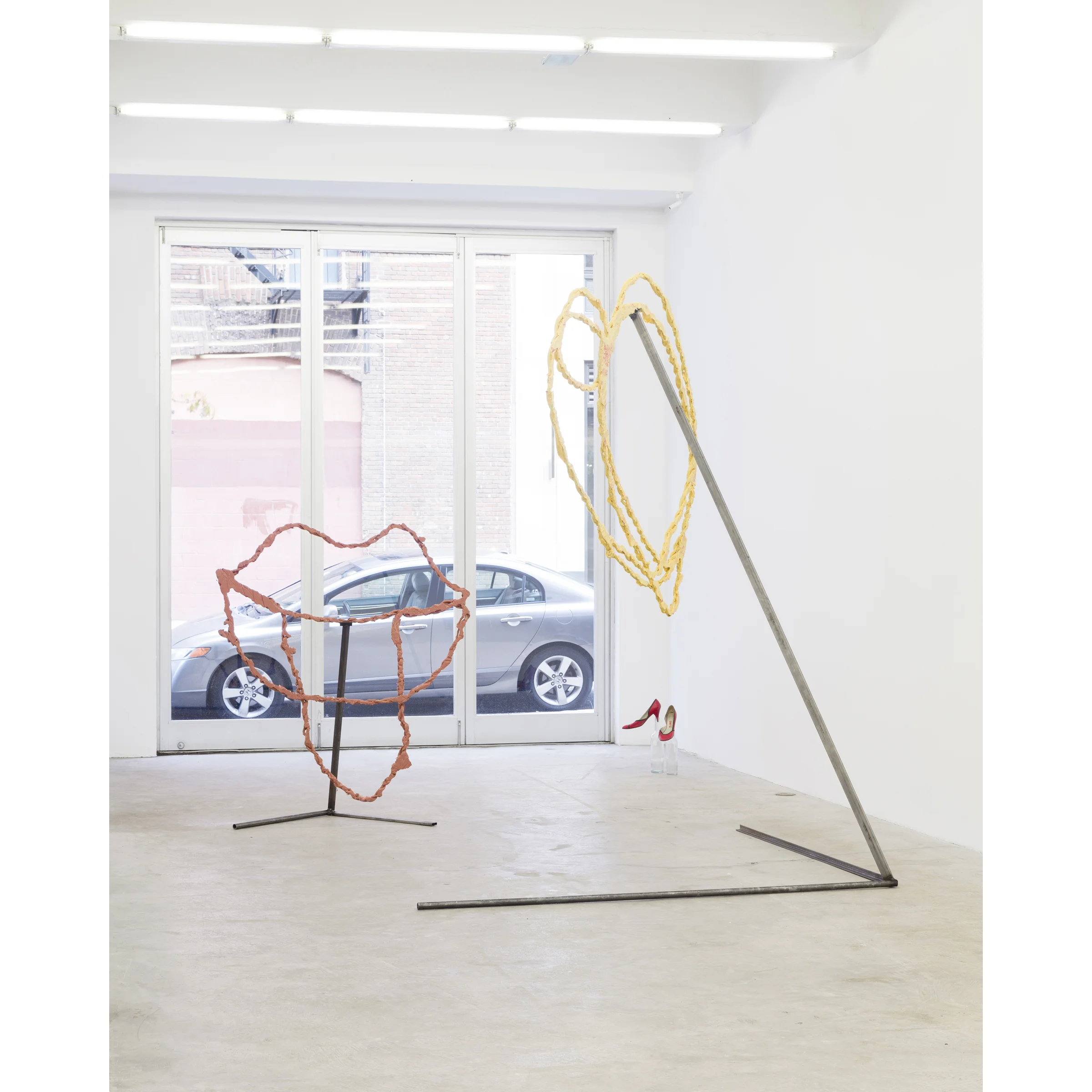 Installation view, Slippery , Martos Gallery, New York, 2014