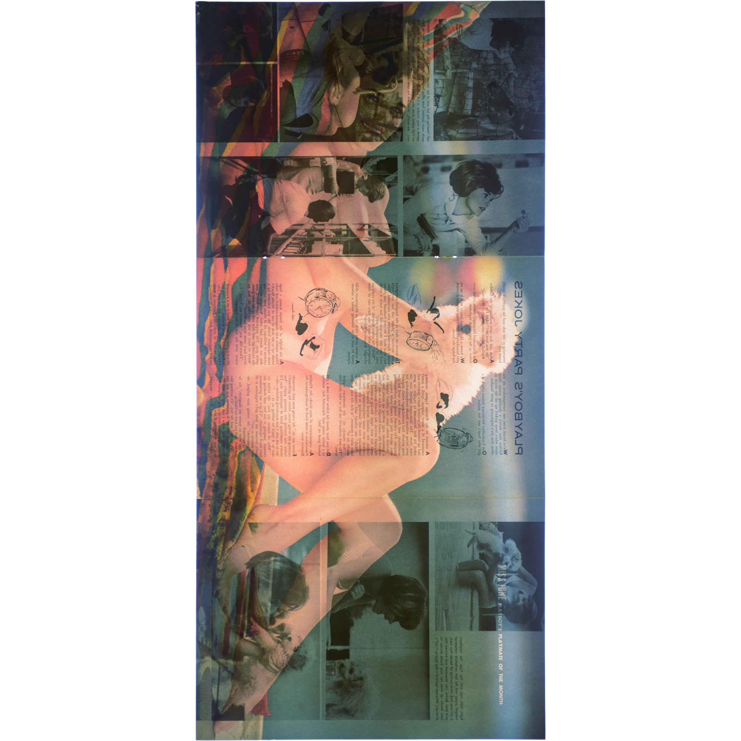 Irina Arnaut, Miss June 1966 , 2014, archival C-print, 36 x 17 in