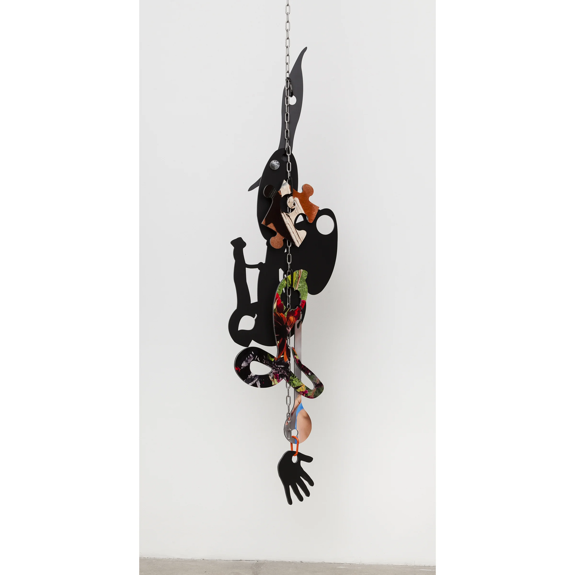 Kate Steciw, Construction 002 , 2015, dye-sub on aluminum mounted to sintra, 70 x 17 x 3 in