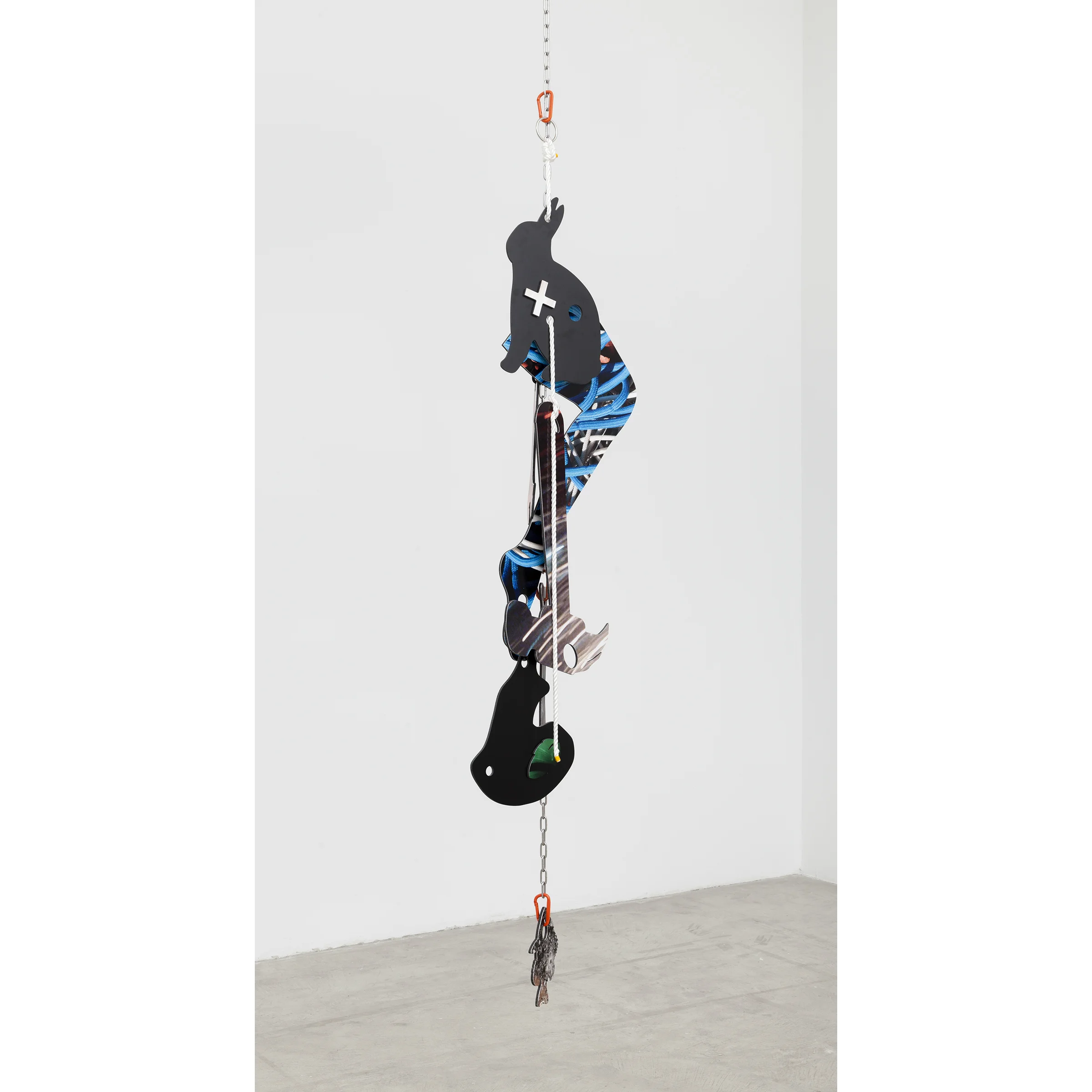 Kate Steciw, Construction 004 , 2015, dye-sub on aluminum mounted to sintra, 79 x 22 x 18 in