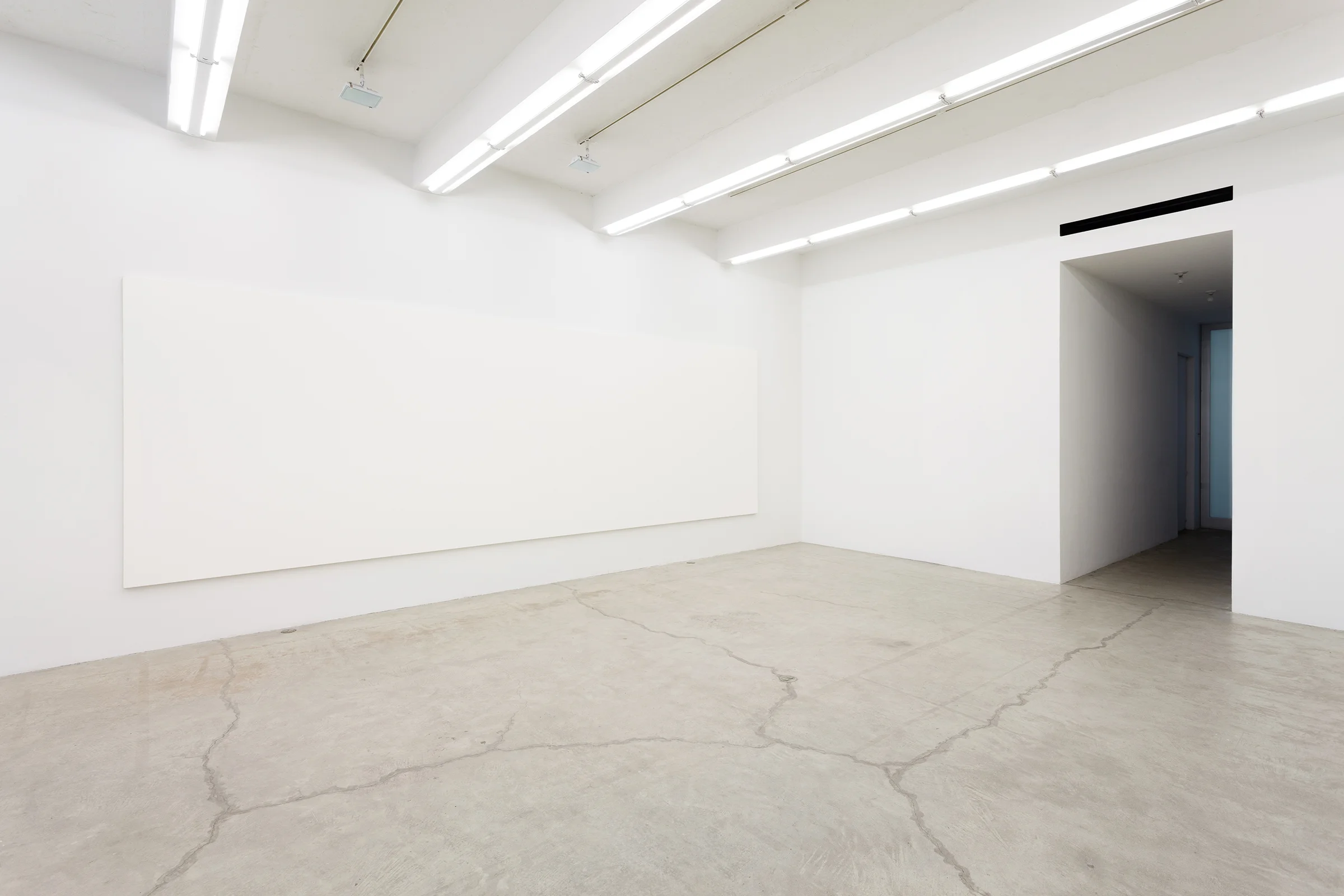 Installation view, Olivier Mosset , Martos Gallery, New York, 2013