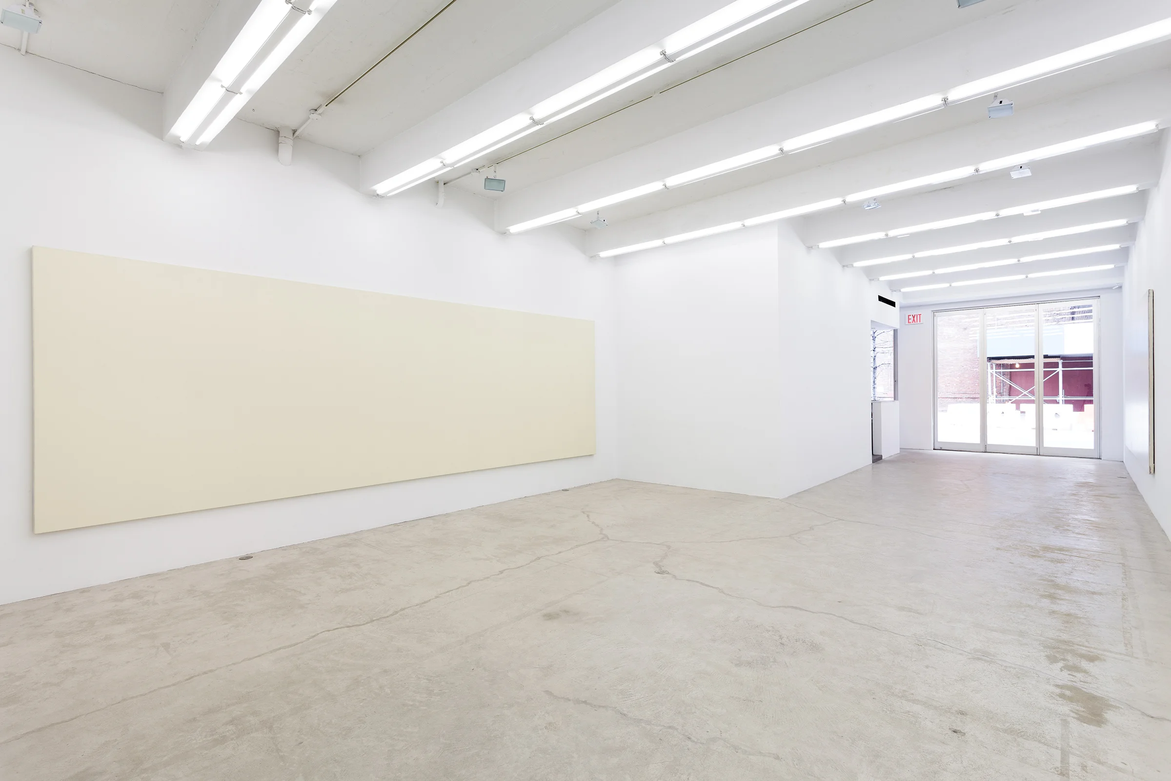 Installation view, Olivier Mosset , Martos Gallery, New York, 2013