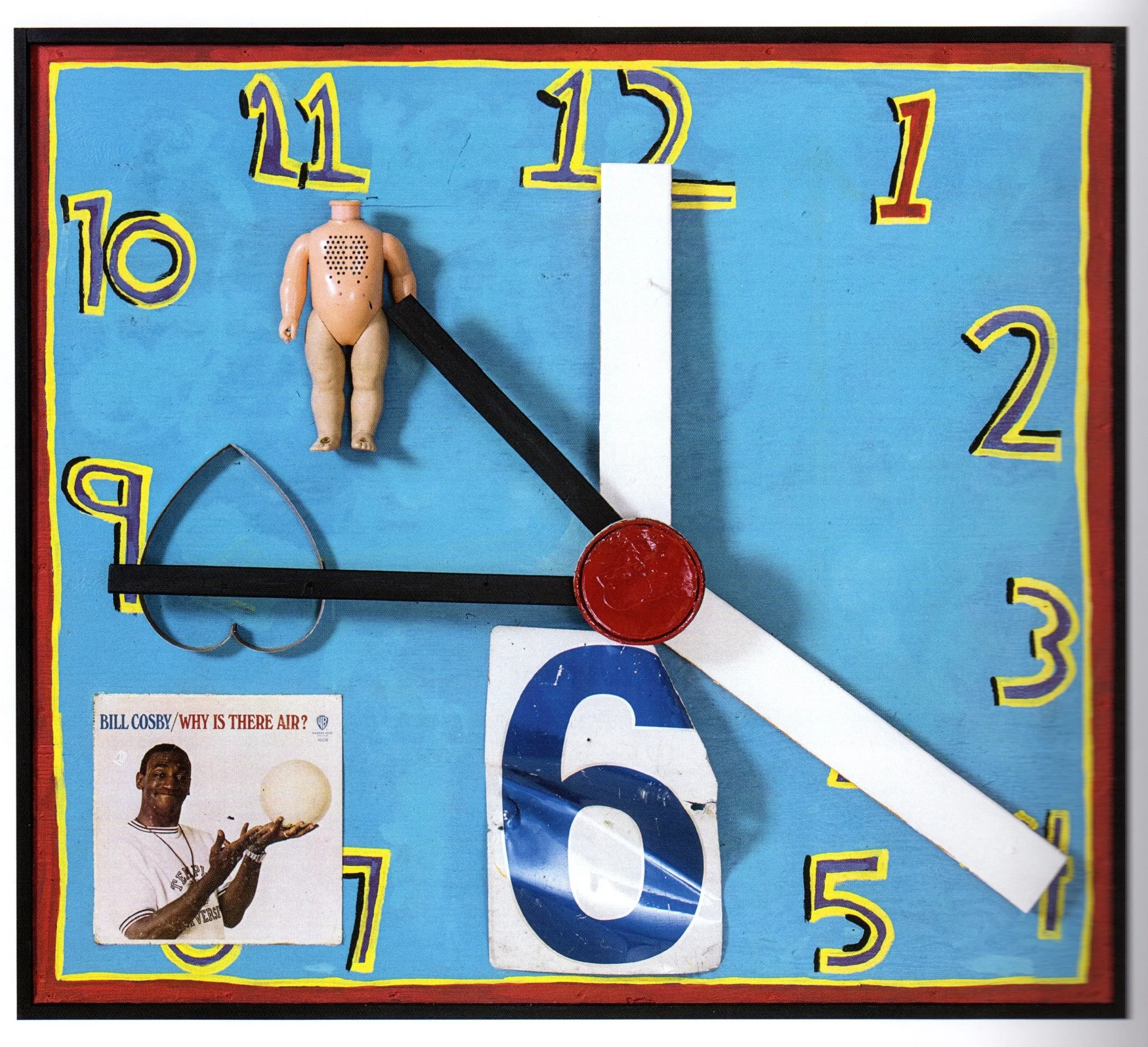Tyree Guyton, Bad Timing , 2015, mixed media, 48 × 54 × 4 in.