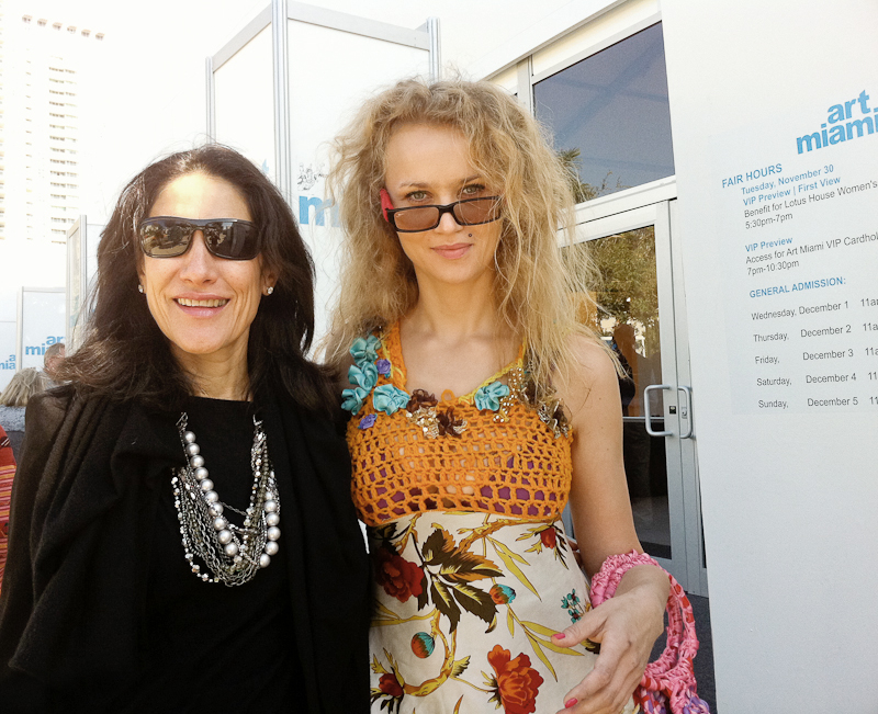 Curator Manon Slome & Artist Olek