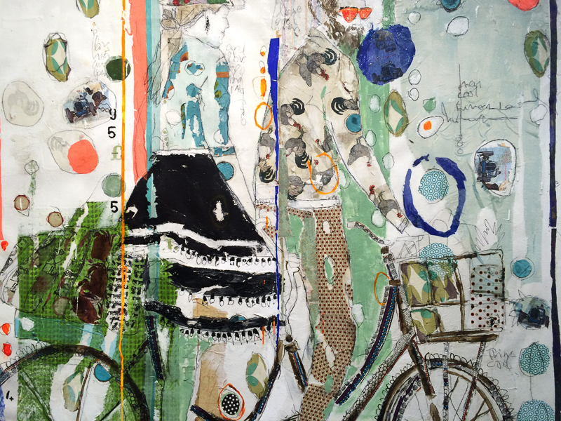 Artists Mersuka Dopazo and Teresa Calderón