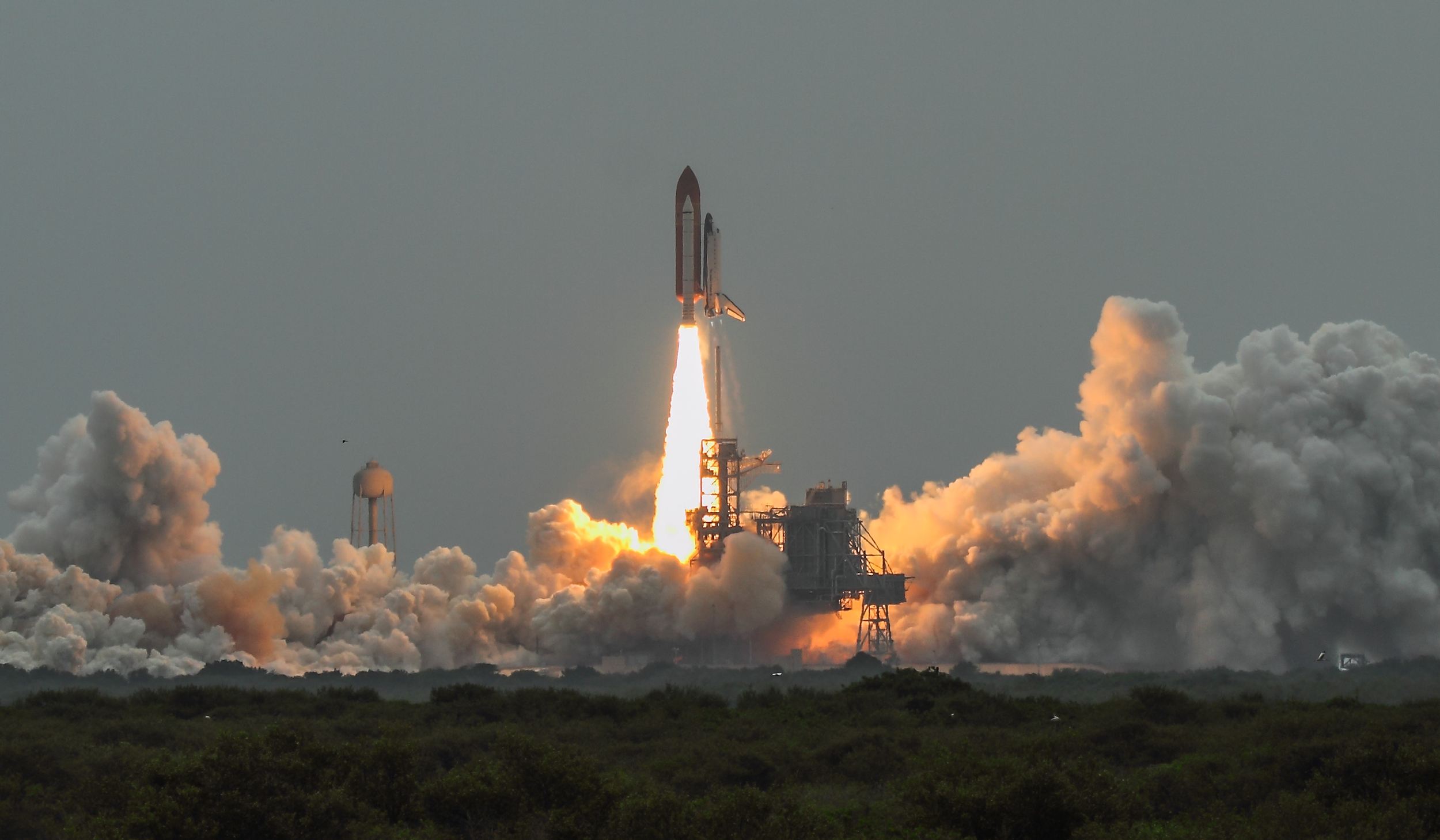  Space Shuttle Atlantis Lifts-Off the the last time - STS135. This was the last Shuttle mission. 