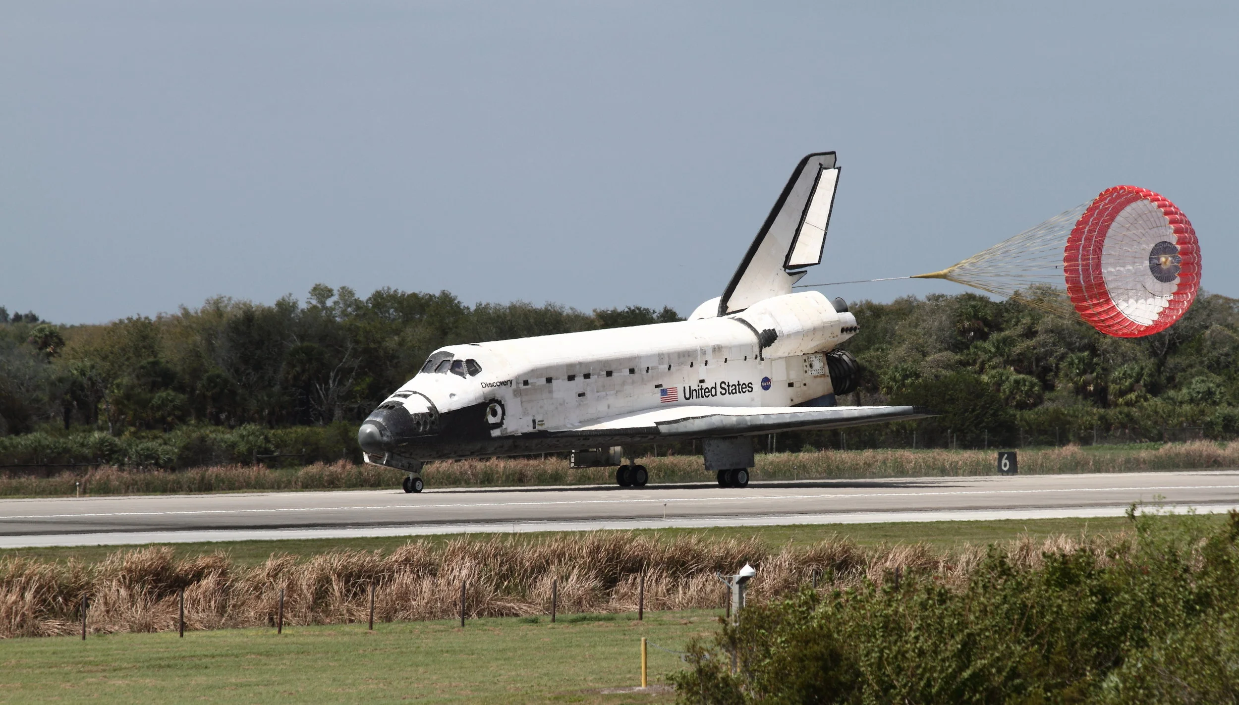 March 9th, 2011. Space Shuttle Atlantis lands for the last time at the Shuttle Landing Facility of the Kennedy Space Center after its last successful mission (STS-133).