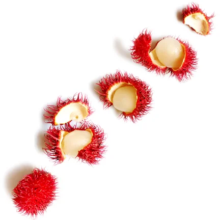 Really red rambutan / Colombo. 
