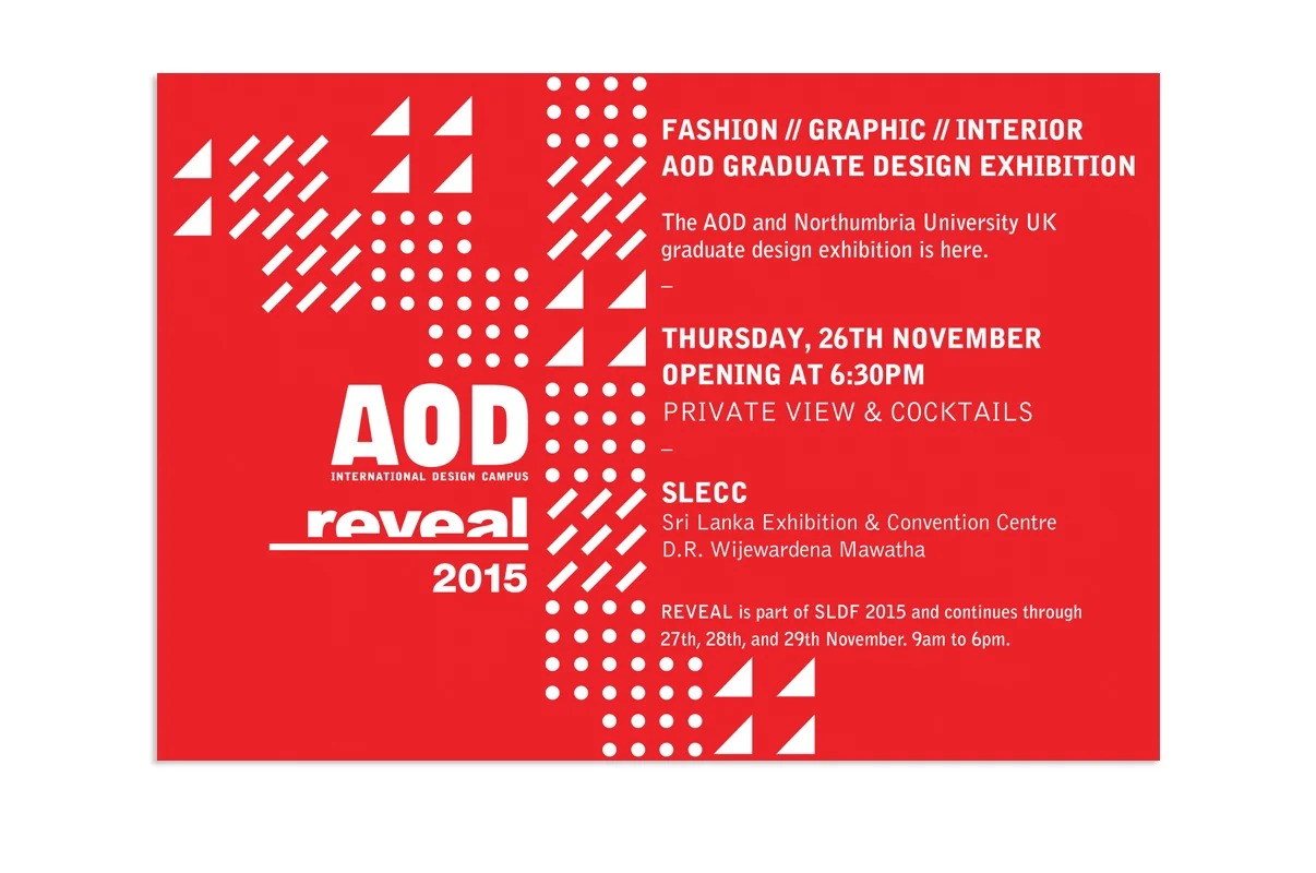 Industry invitation, opening night. 