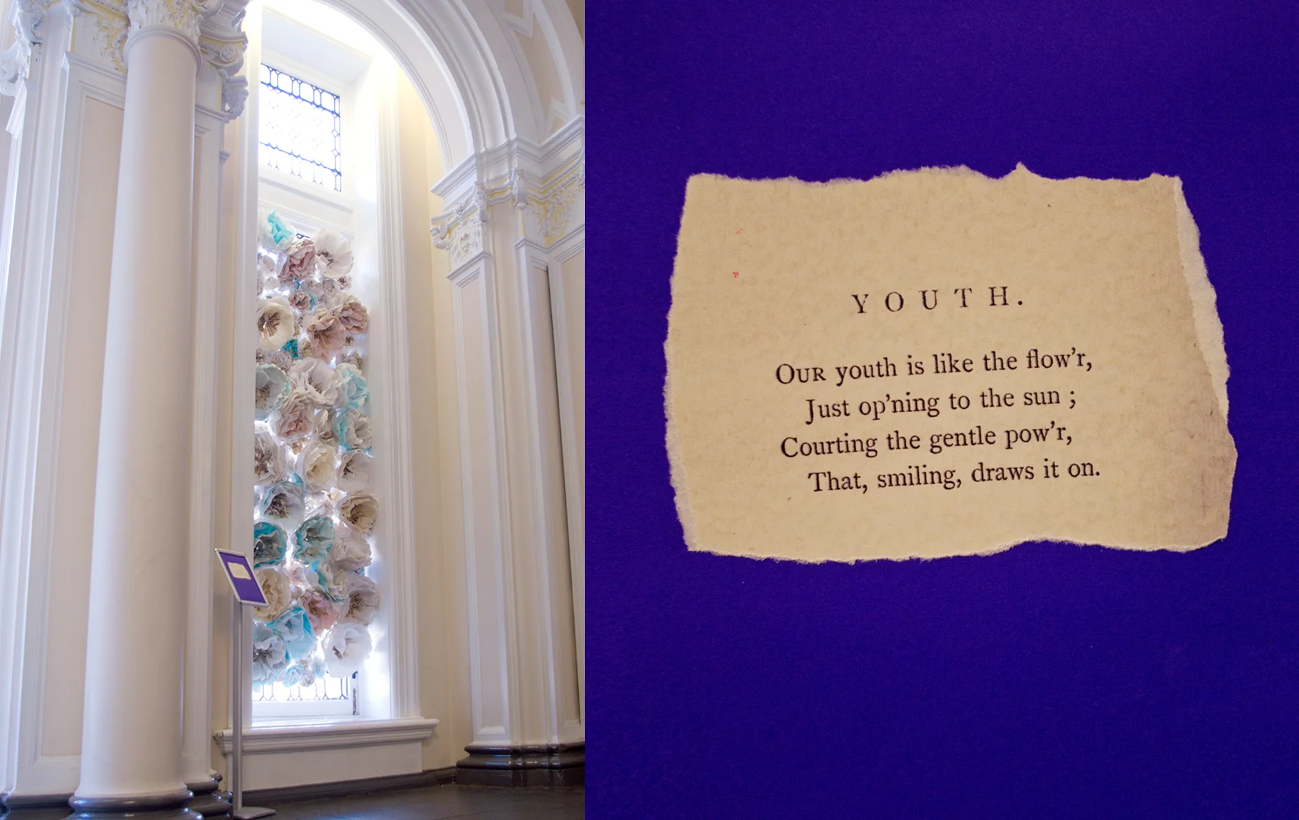 Installation at the Central Library of Edinburgh , Scotland. 