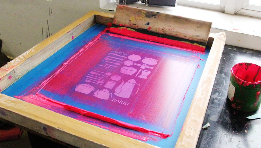 Print process. Design by AOD Graphics student Arunthathi Thiyagarajah.