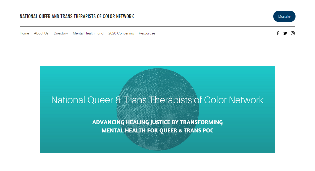 Donate - National Queer and Trans Therapists of Color Network