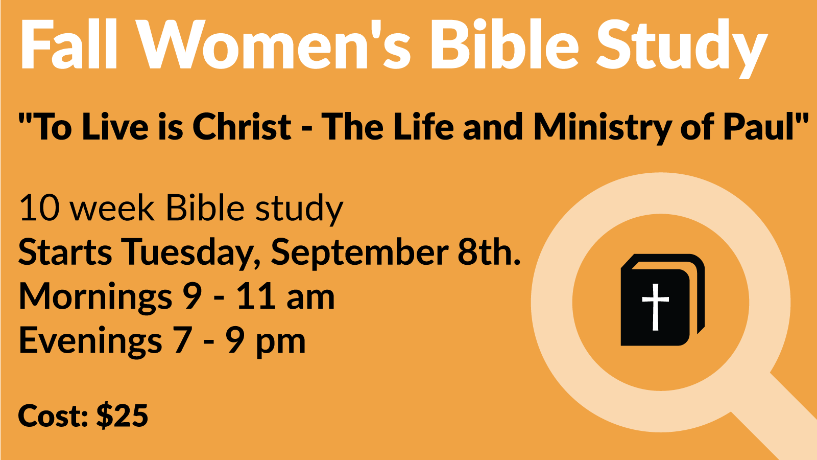 Fall Women's Bible Study