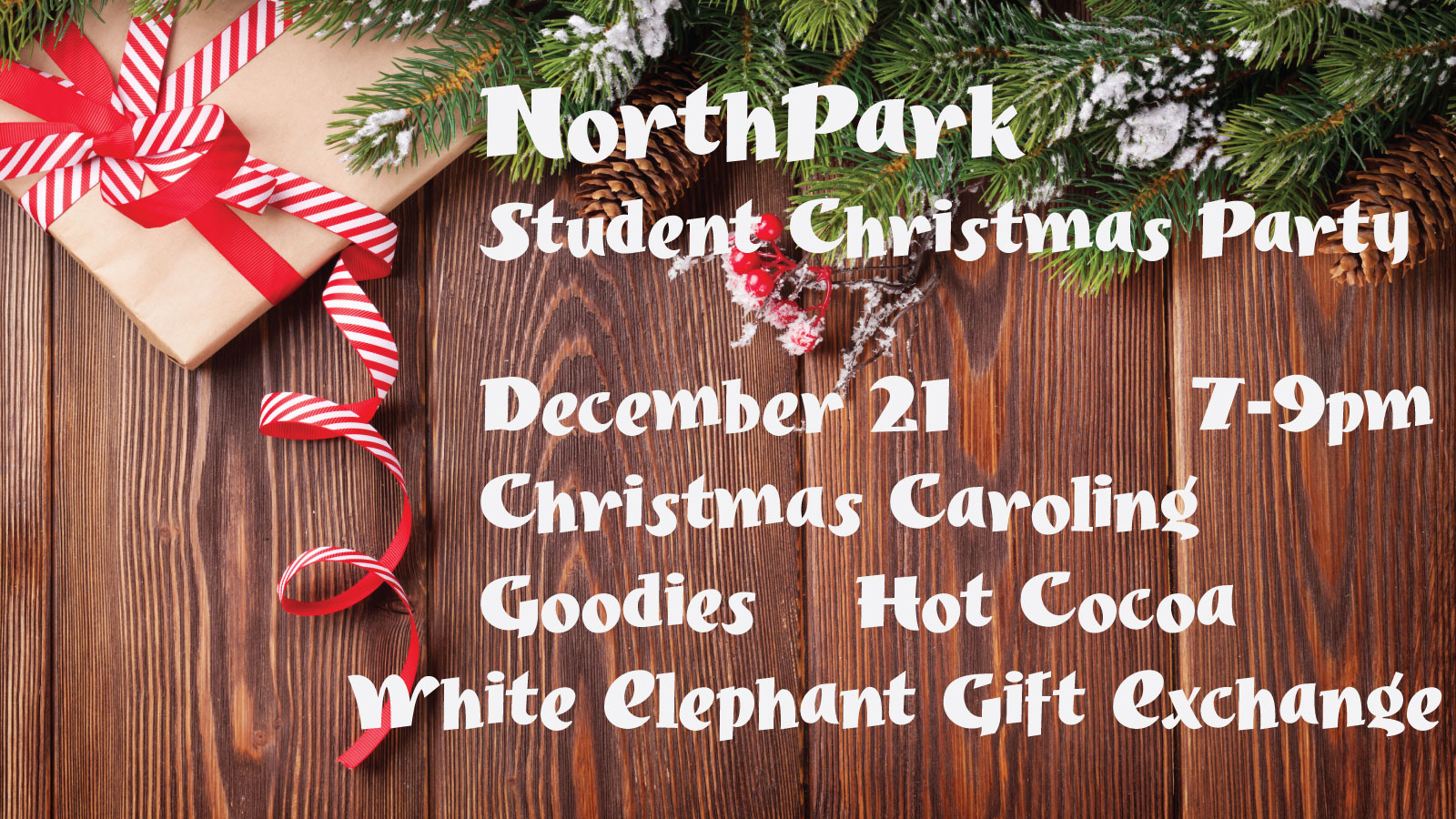 Student Ministries Christmas Cocoa and Caroling