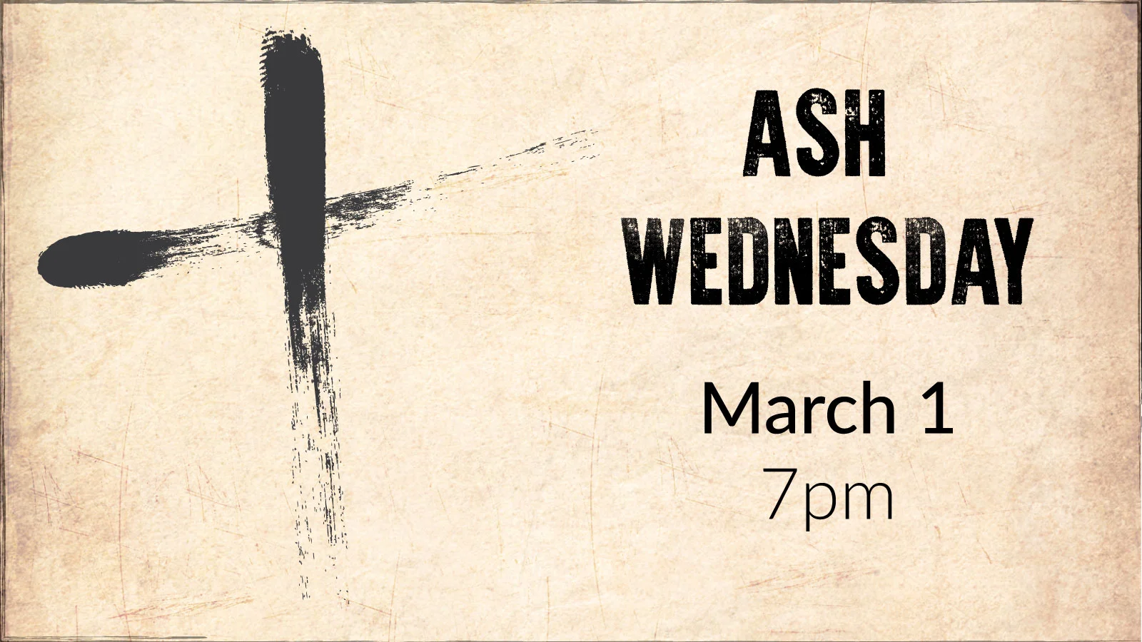 Ash Wednesday